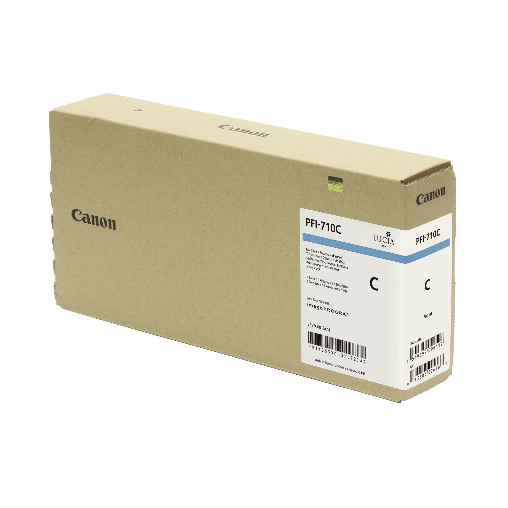 Canon PFI-710 C Cartucce ciano 700 ml