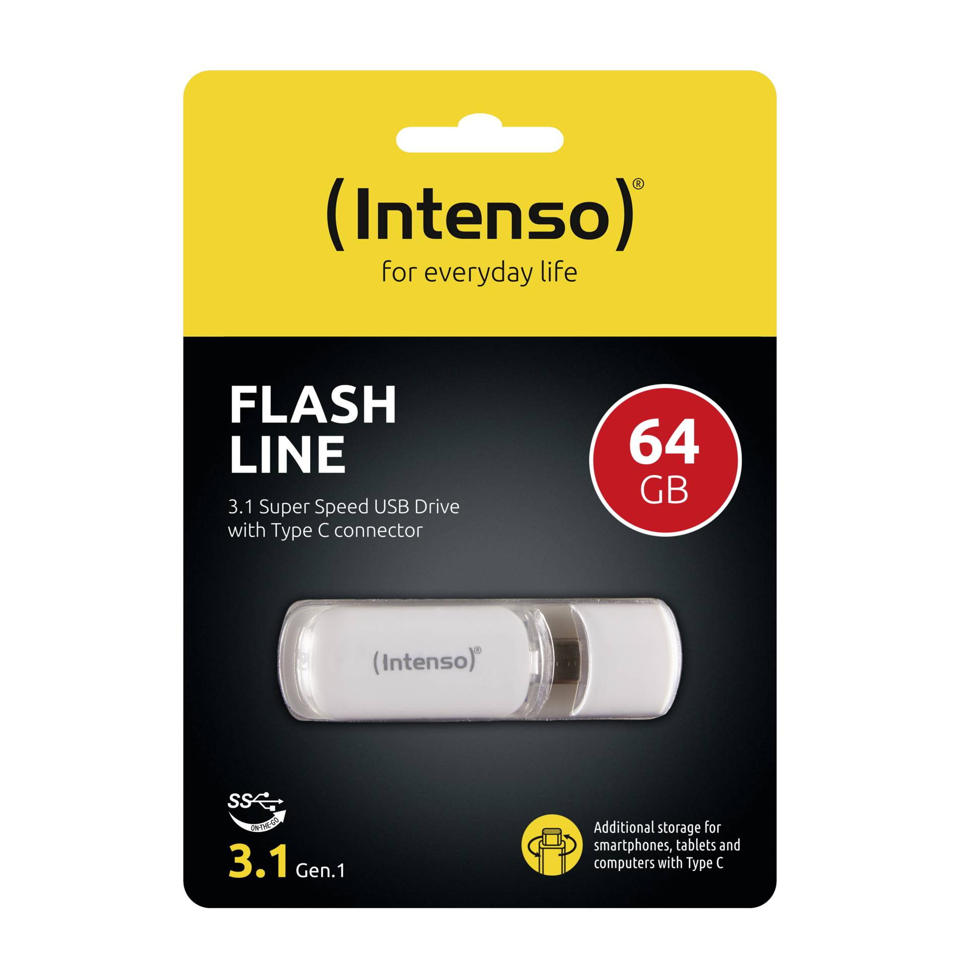 Intenso Flash Line tipo C 64GB USB Stick 3.1