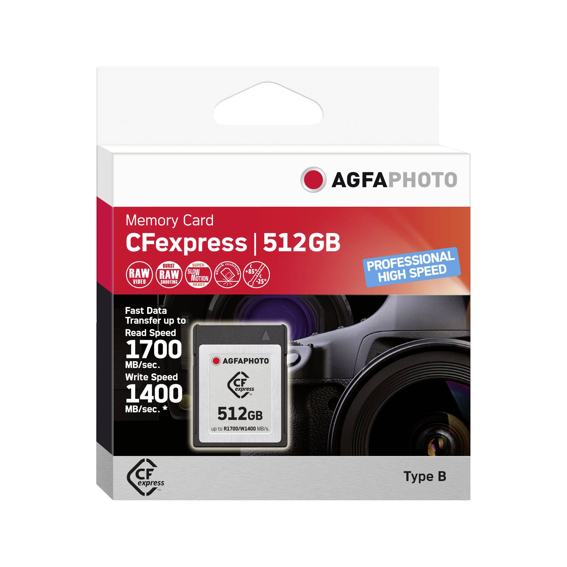 AgfaPhoto CFexpress        512GB Professional High Speed