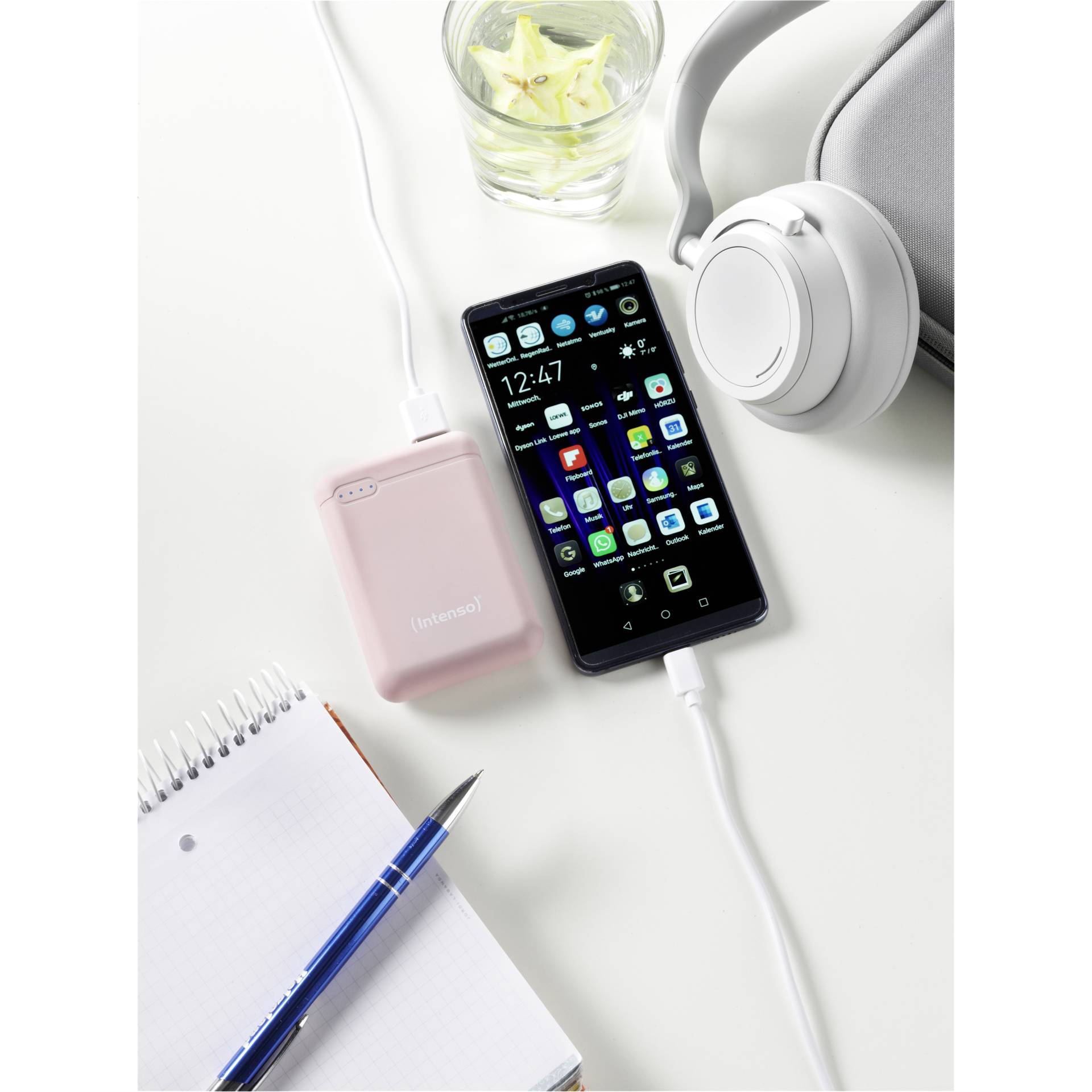 Intenso Powerbank XS10000 rosé 10000 mAh incl. USB-A to tipo