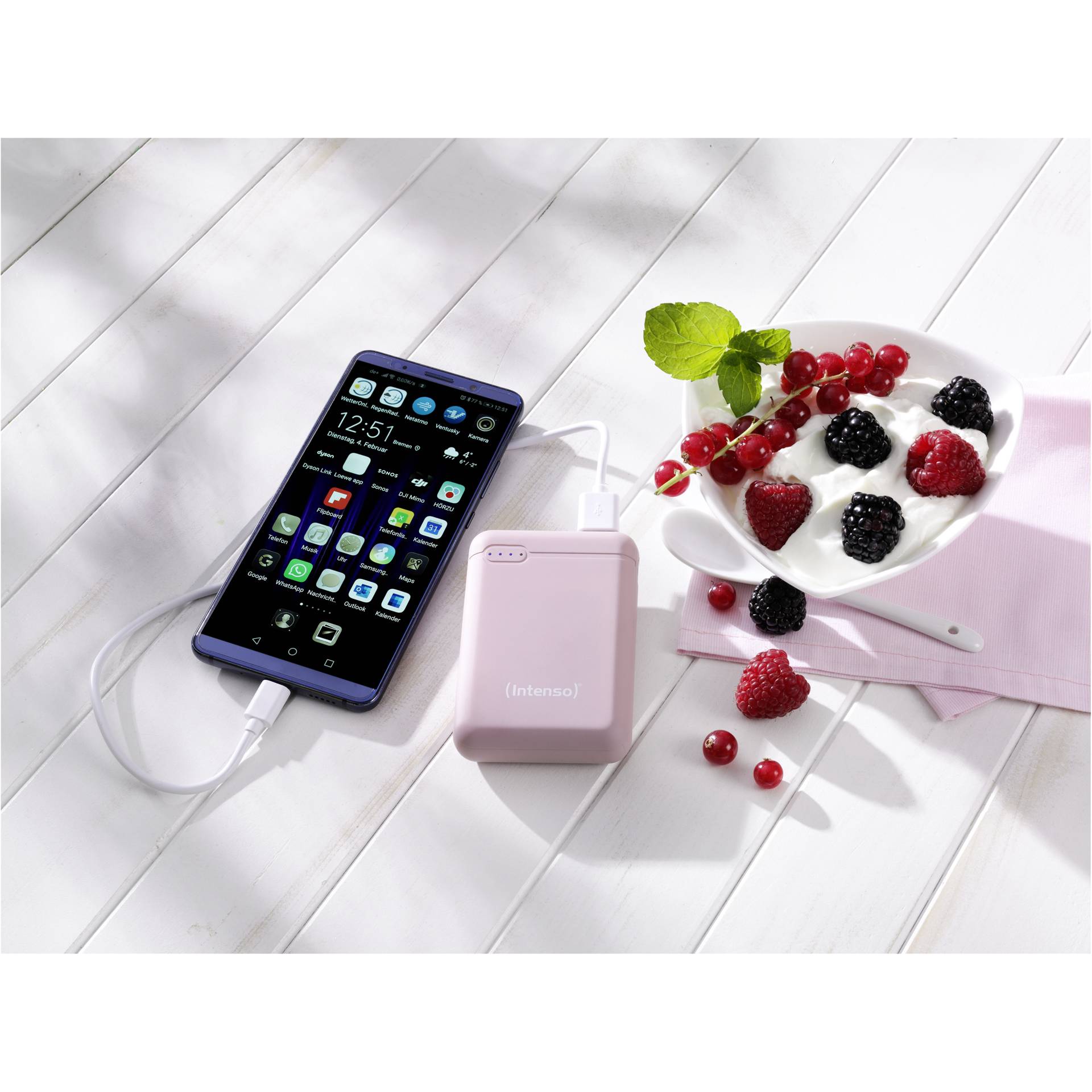 Intenso Powerbank XS10000 rosé 10000 mAh incl. USB-A to tipo