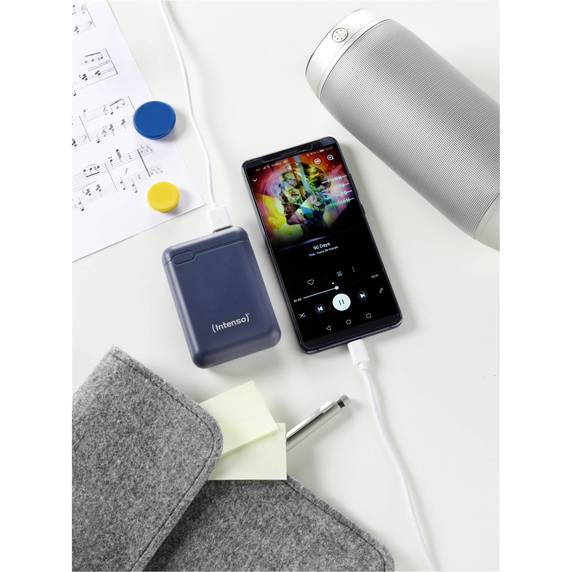 Intenso Powerbank XS10000 dkblue 10000 mAh incl. USB-A to Ty