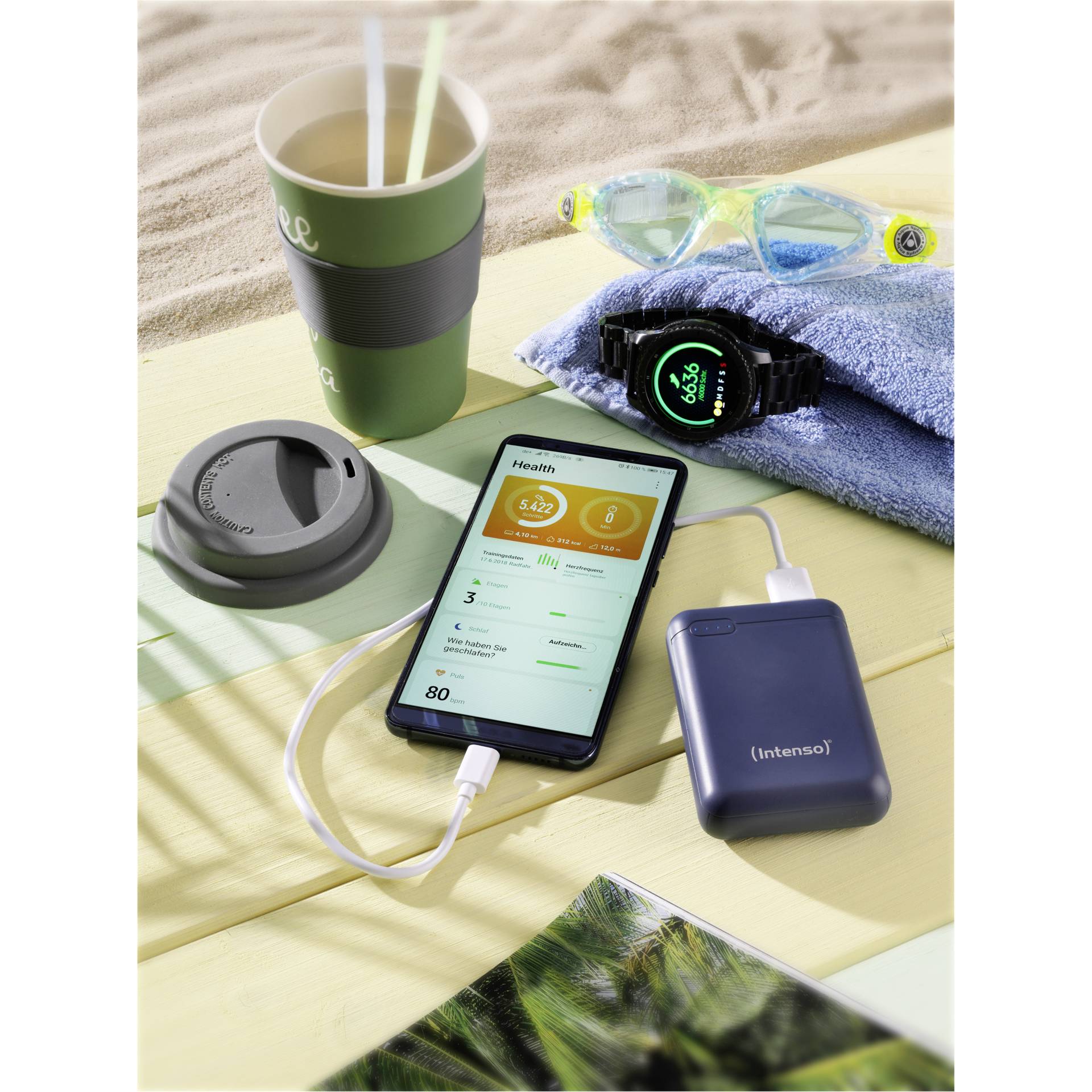 Intenso Powerbank XS10000 dkblue 10000 mAh incl. USB-A to Ty