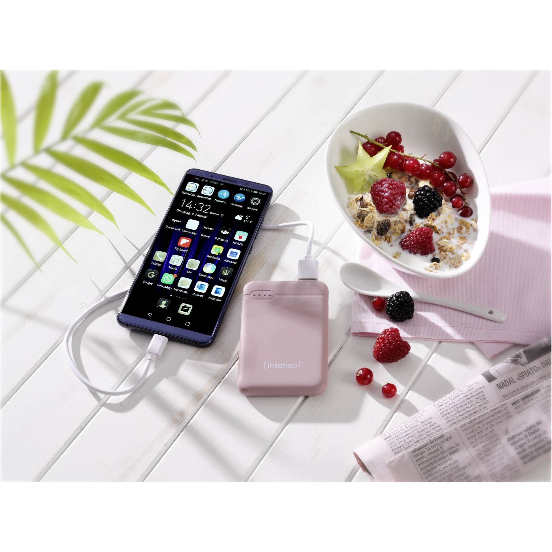 Intenso Powerbank XS5000 rosé 5000 mAh incl. USB-A to tipo C