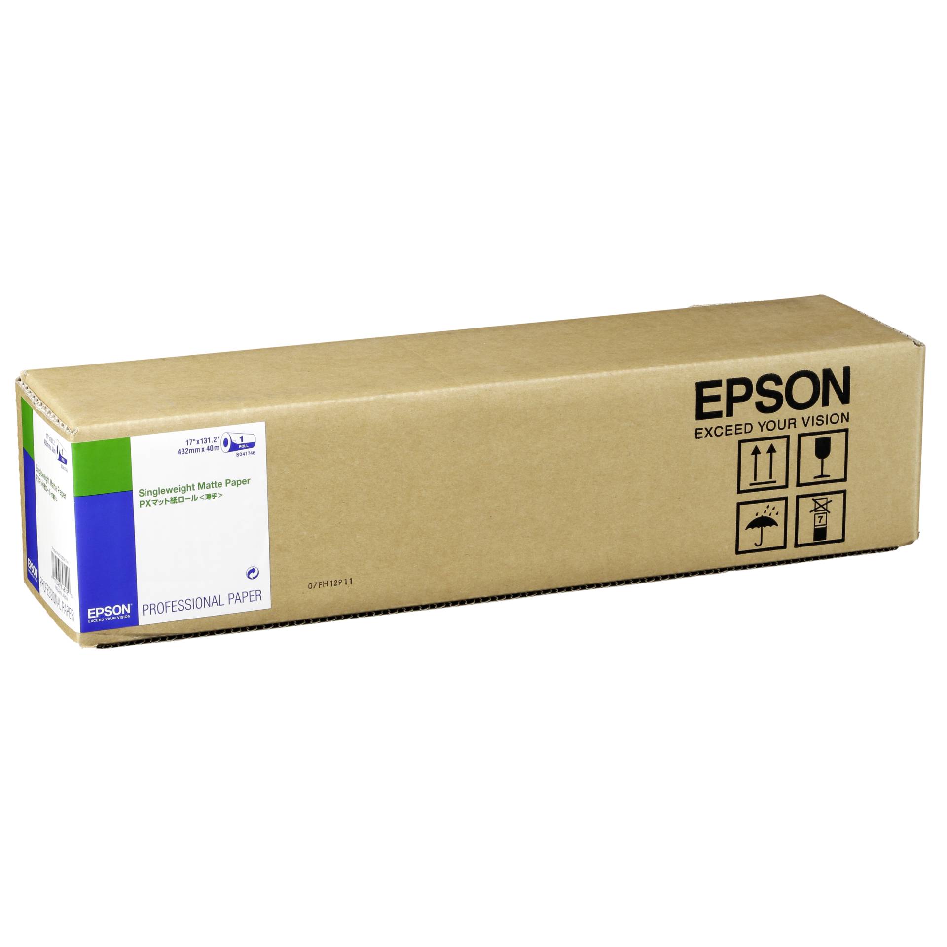 Epson Singleweight carta opaco 43,2 cm x 40 m 120 g    S 041