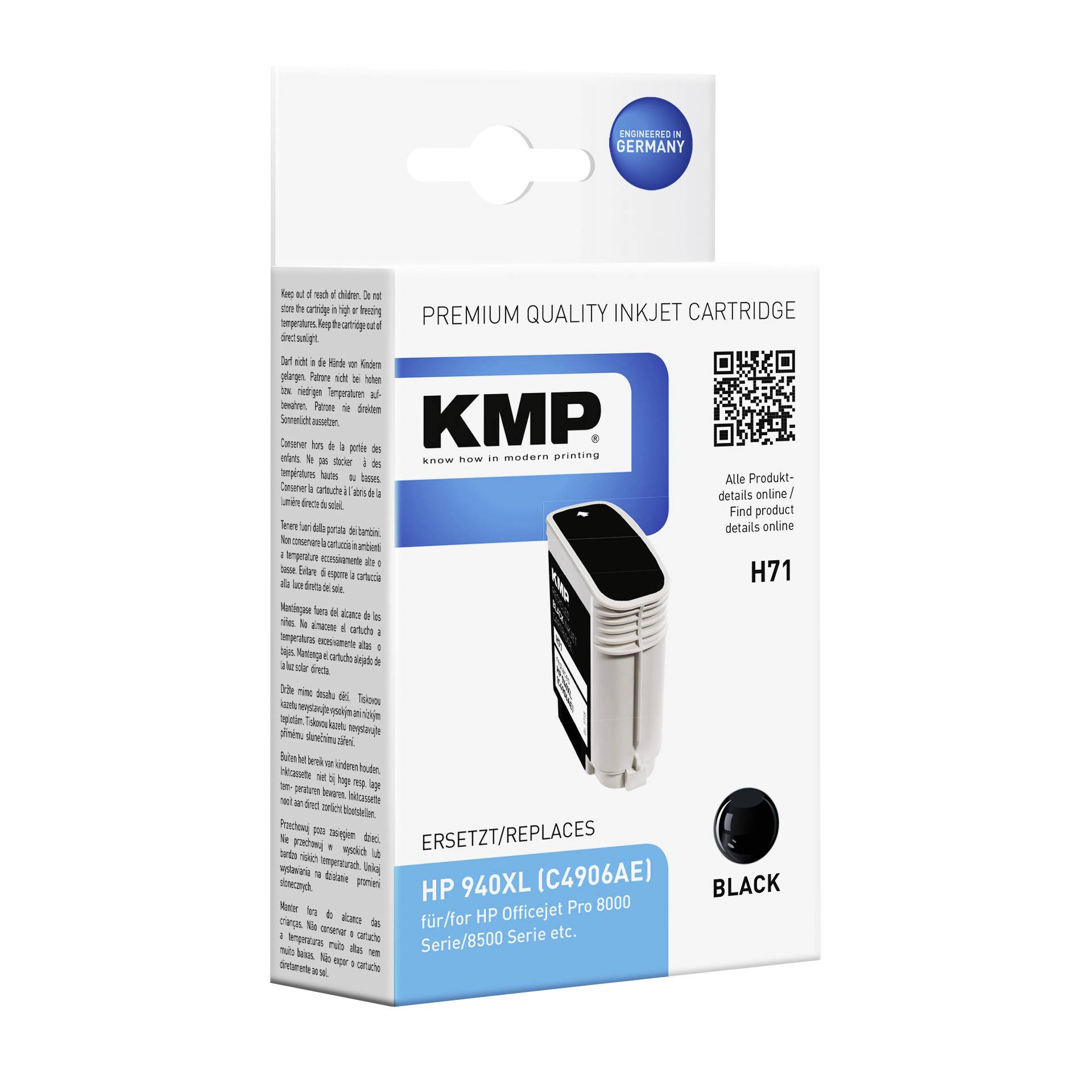 KMP H71 cartuccia     nero compatibile con HP C 4906 AE