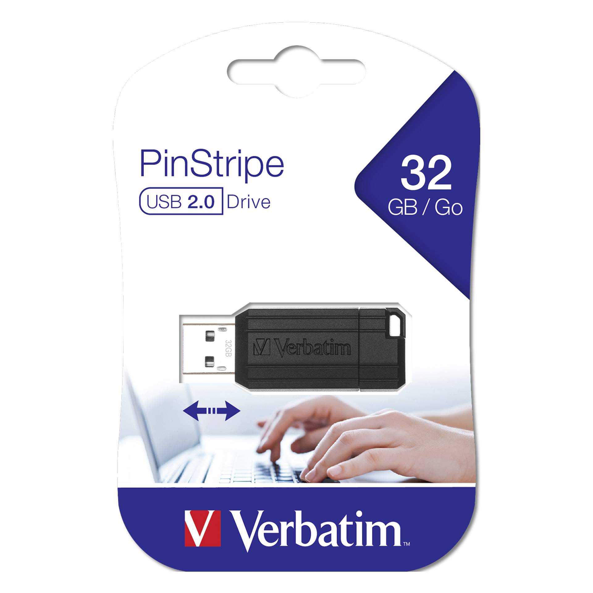 Verbatim Store n Go         32GB Pinstripe USB 2.0 nero