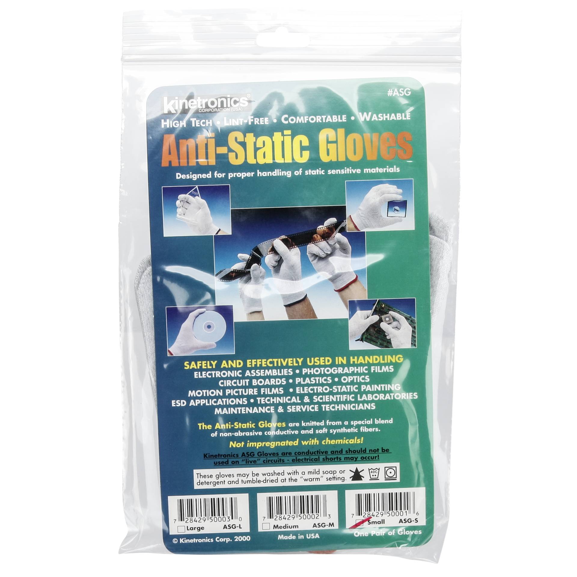 Kinetronics Guanto antistatico ASG-S