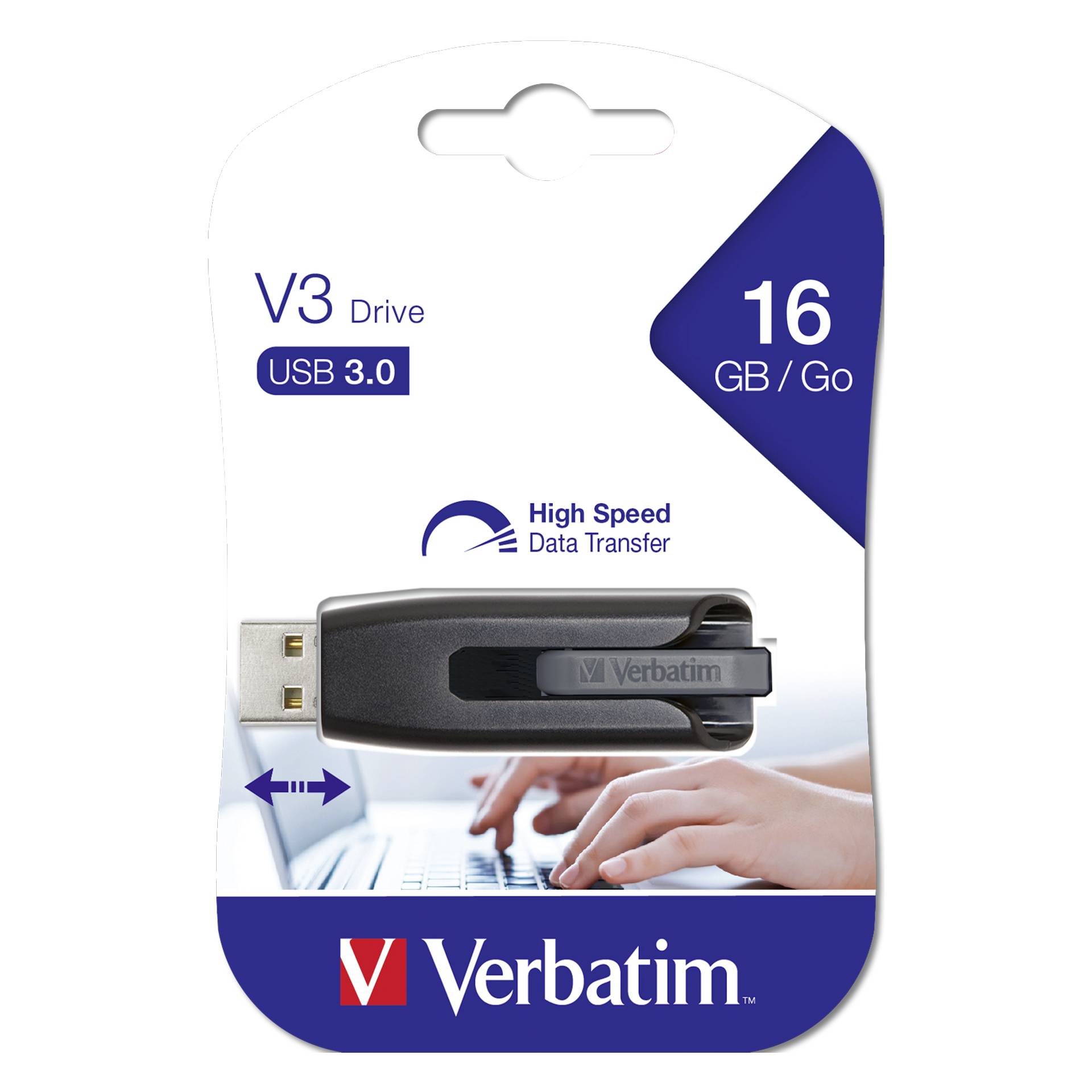 Verbatim Store n Go V3      16GB USB 3.0 grigio