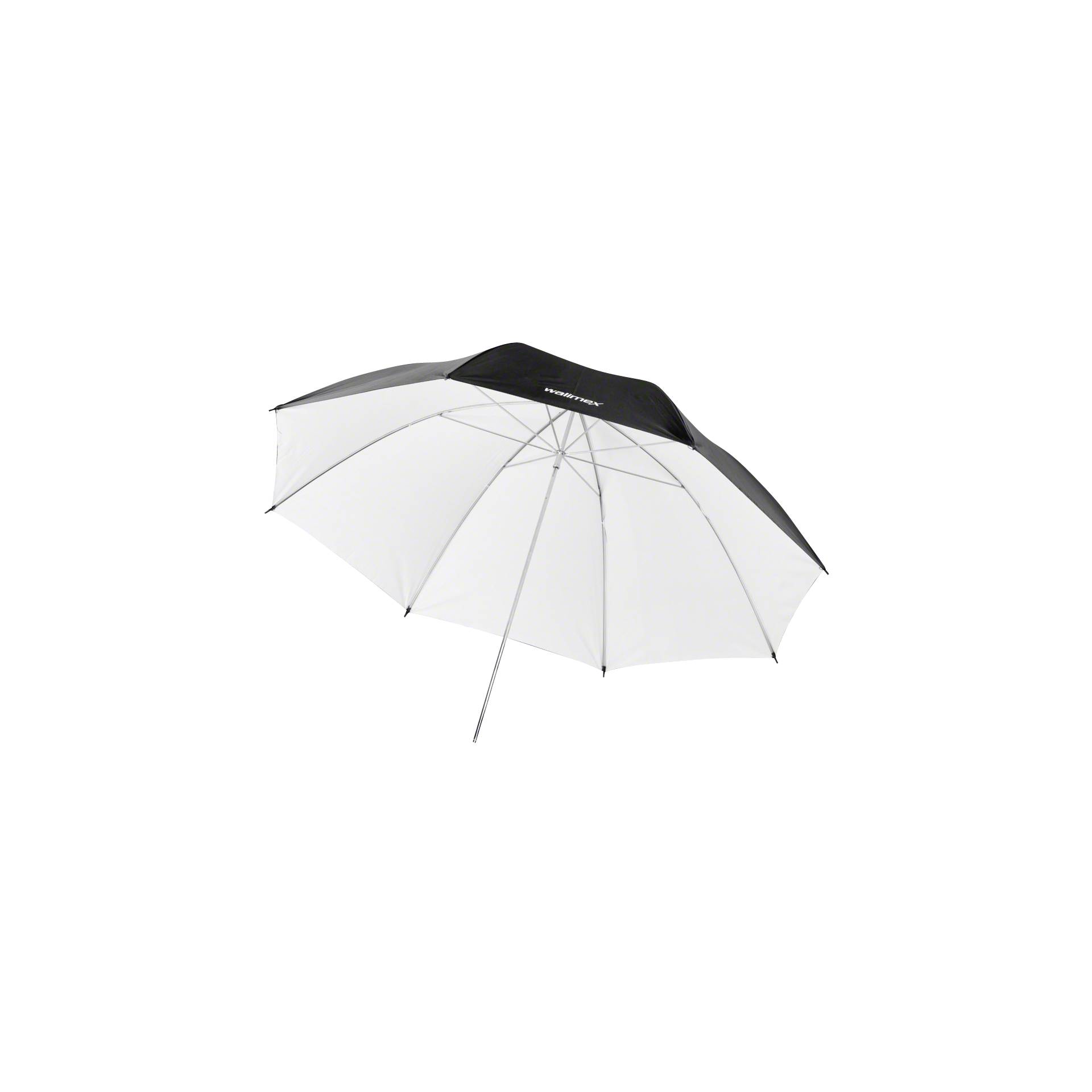 walimex pro ombrello riflettente nero/bianco, 109cm