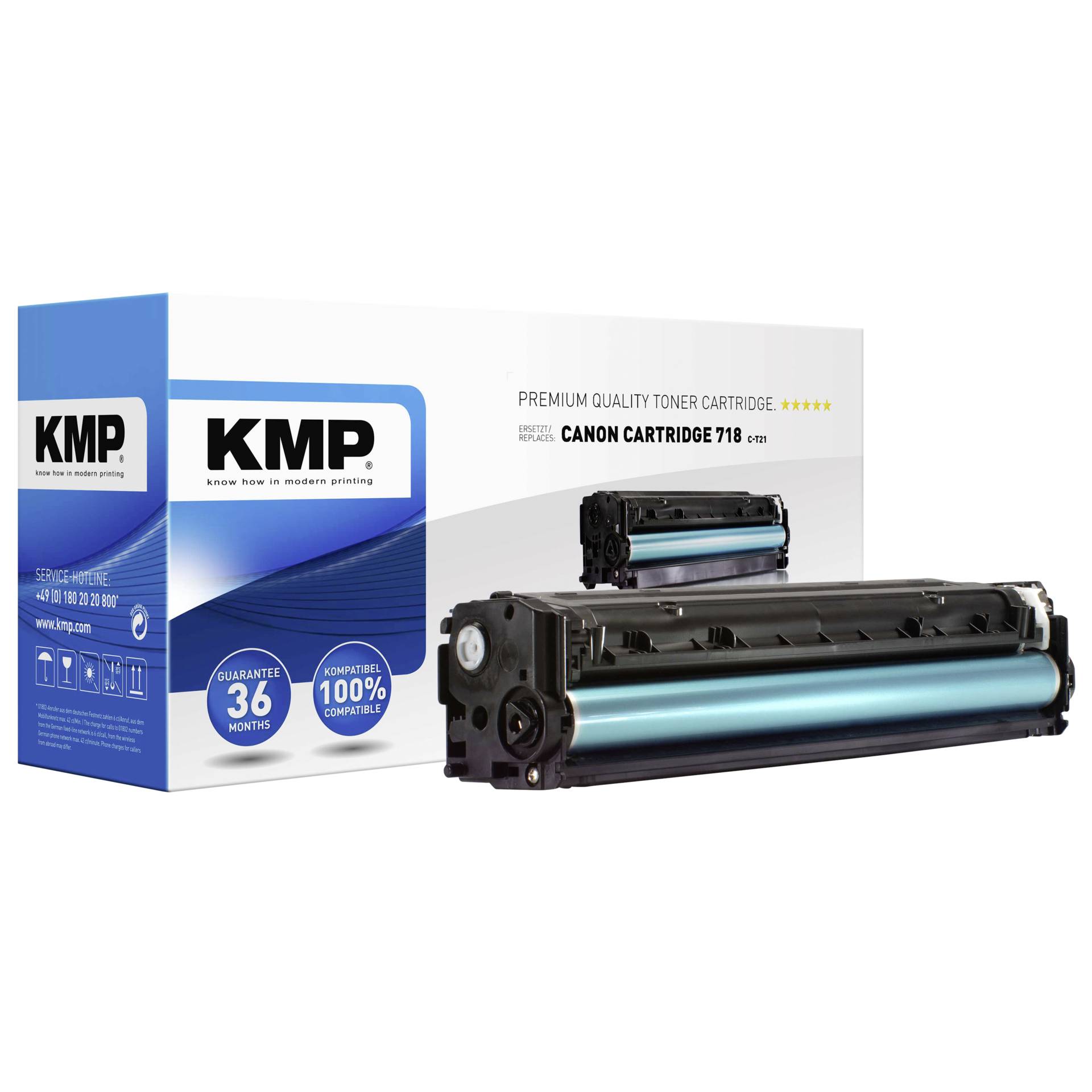 KMP C-T21 cartuccia magenta compatibile con Canon 718 M