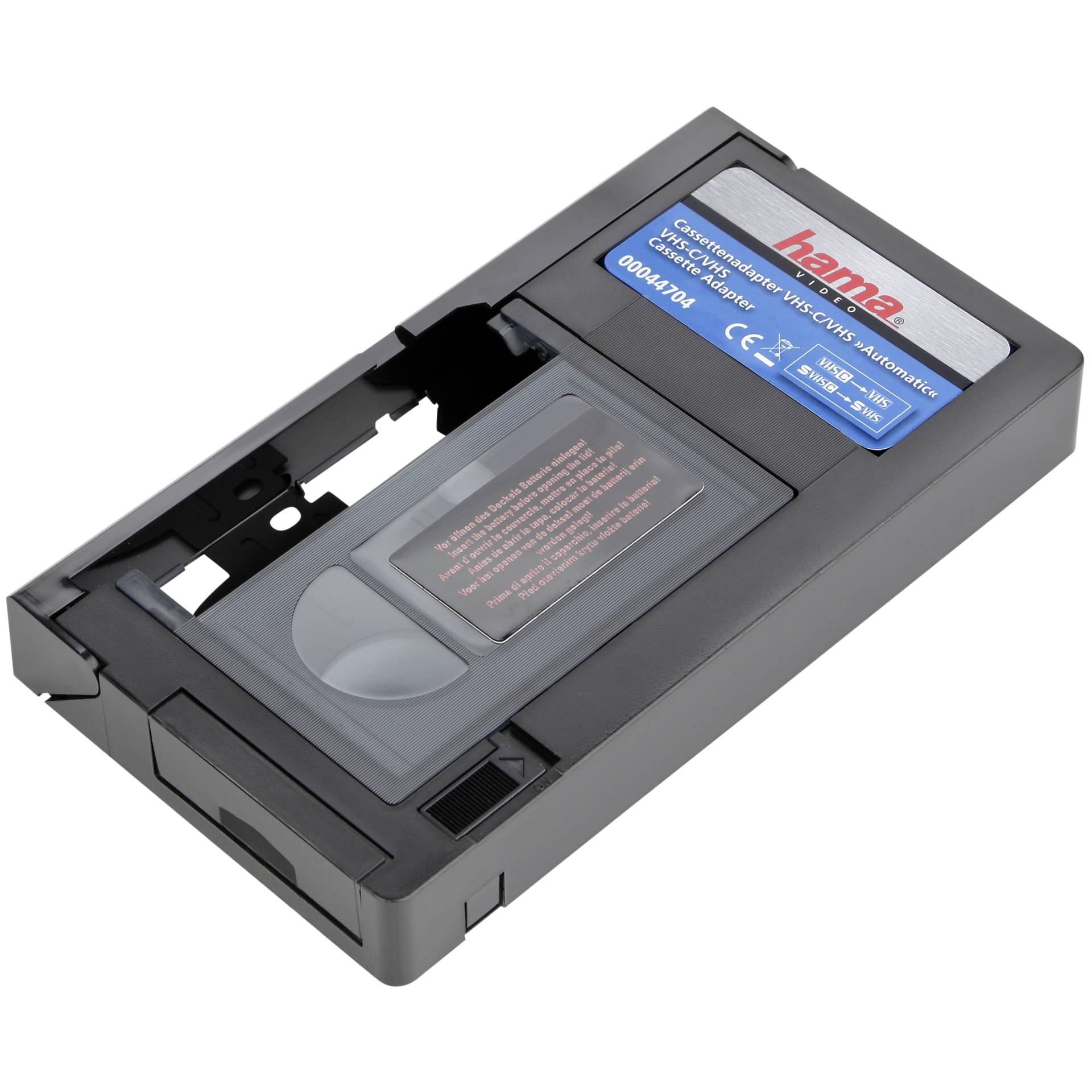 Hama adattatore videocassette VHS-C / VHS