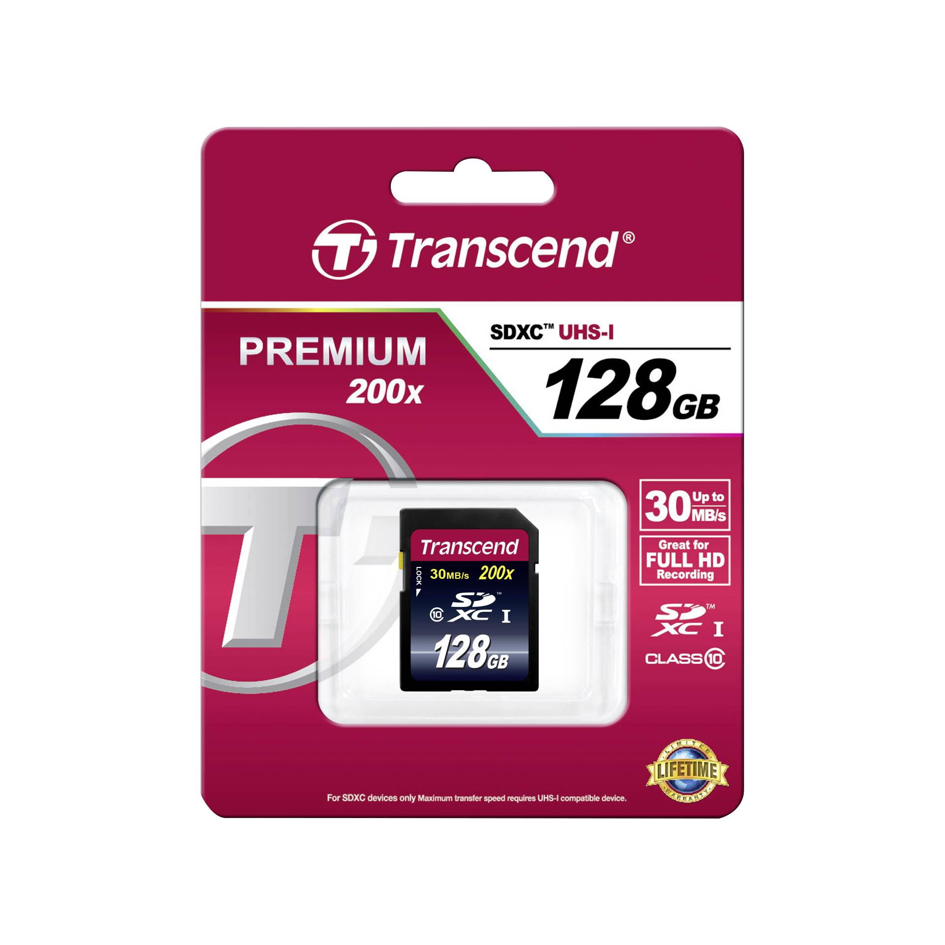 Transcend SDXC 128GB Class 10