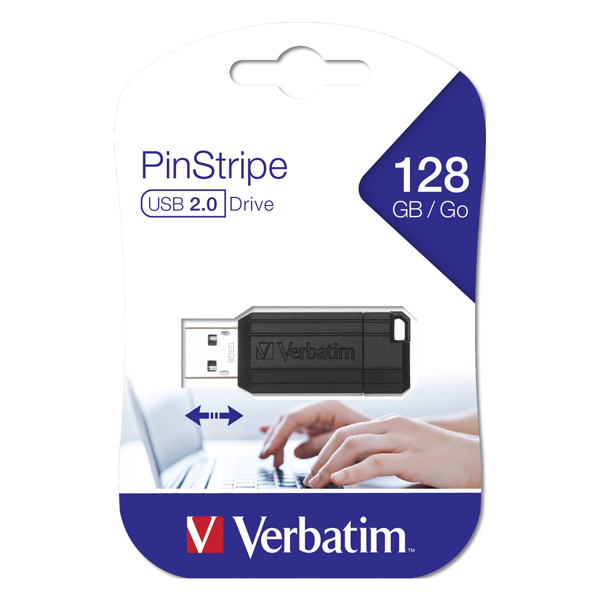 Verbatim Store n Go Pinstripe USB 2.0 / nero 128GB