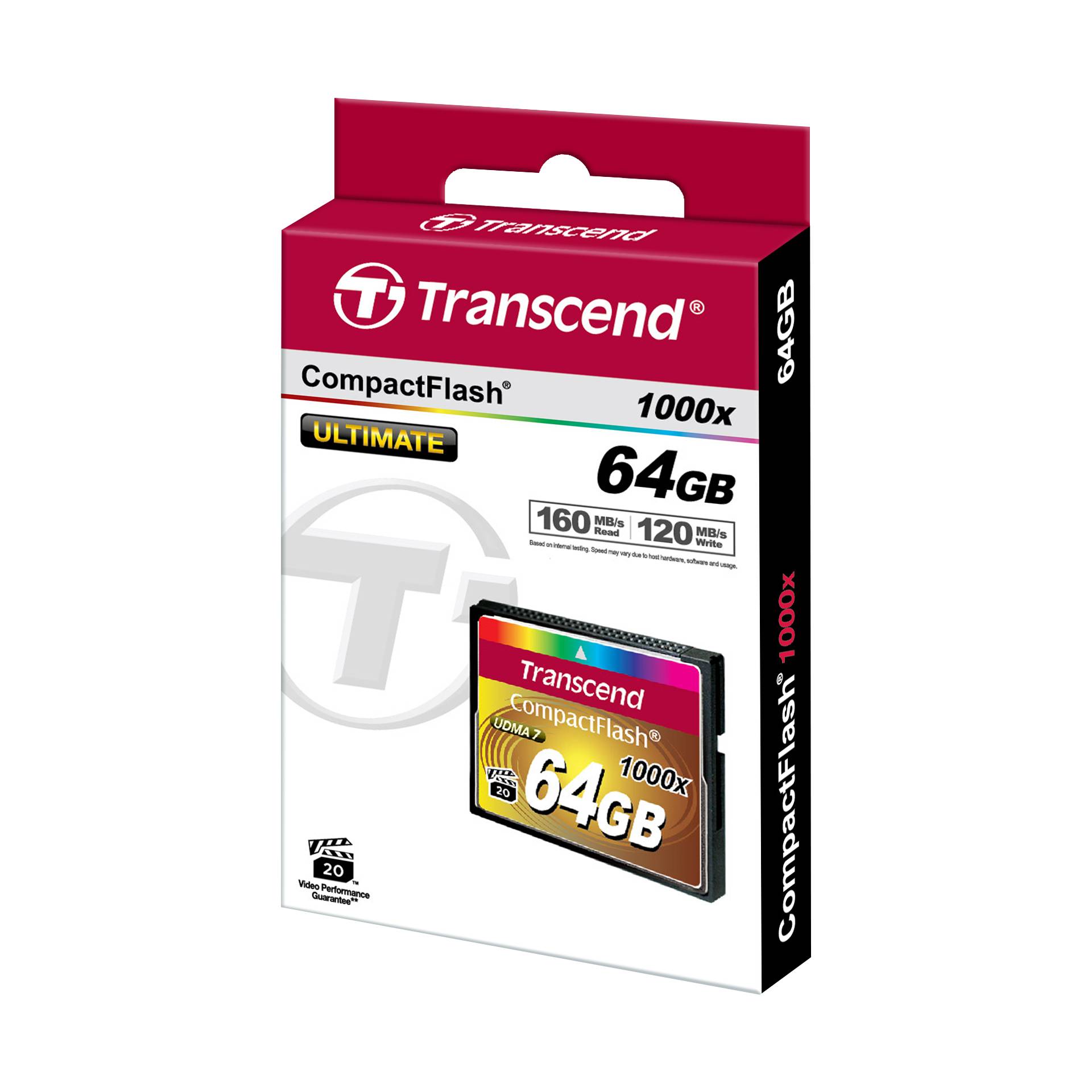 Transcend Compact Flash 64GB 1000x