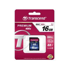 Transcend SDHC 16GB Class 10 UHS-I 400x Premium 2