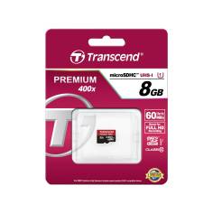 Transcend microSDHC 8GB Class 10 UHS-I 400X 2