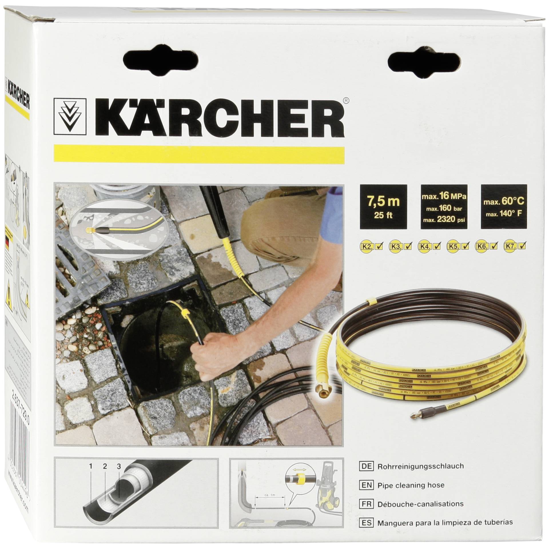 Kärcher Set tubo di pulizia PC 7.5 per Idropulitrice (7,5m) 2
