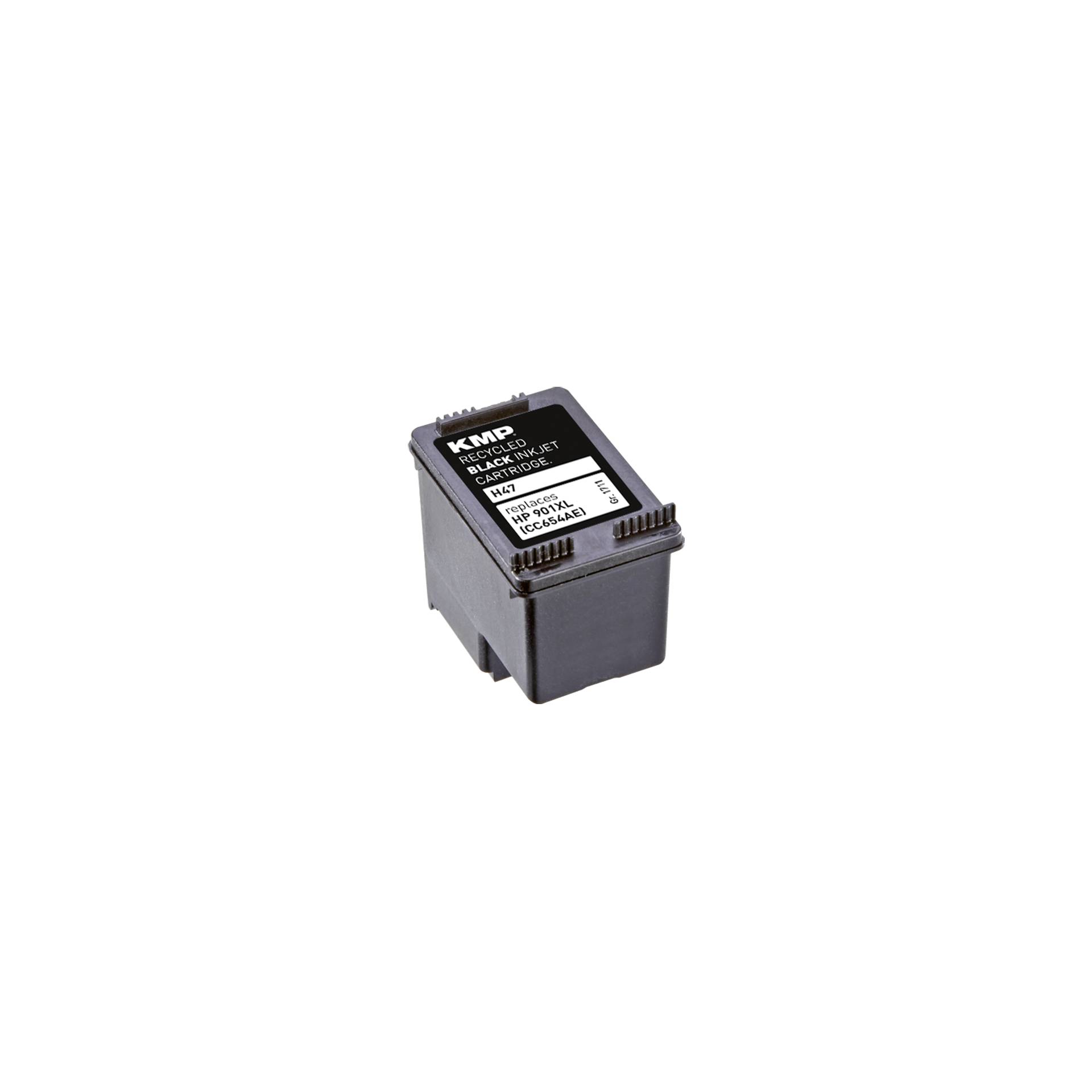 KMP H47 cartuccia     nero comp. con HP CC 654 AE Nr. 901XL