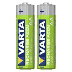 1x2 Varta batteria Solare AA NiMH 800 mAh Mignon 2