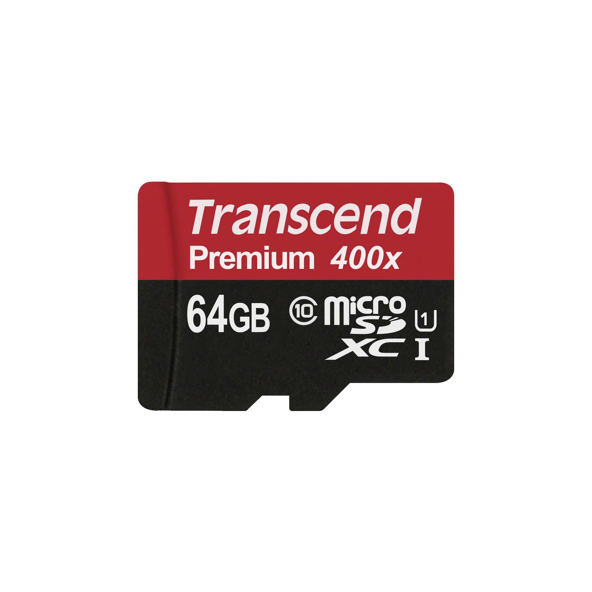 Transcend microSDXC 64GB Class 10 UHS-I U1 400x + SD adattat