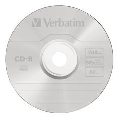 1x10 Verbatim Data Life plus CD-R 80 / 700MB, 52x Speed JC 2