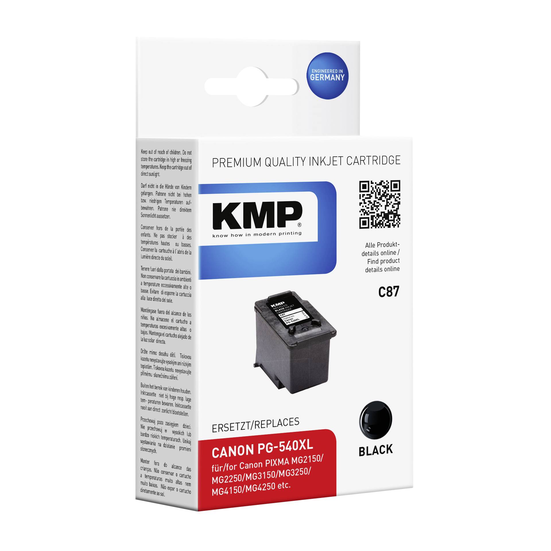KMP C87 cartuccia nero compatibile con Canon PG-540 XL