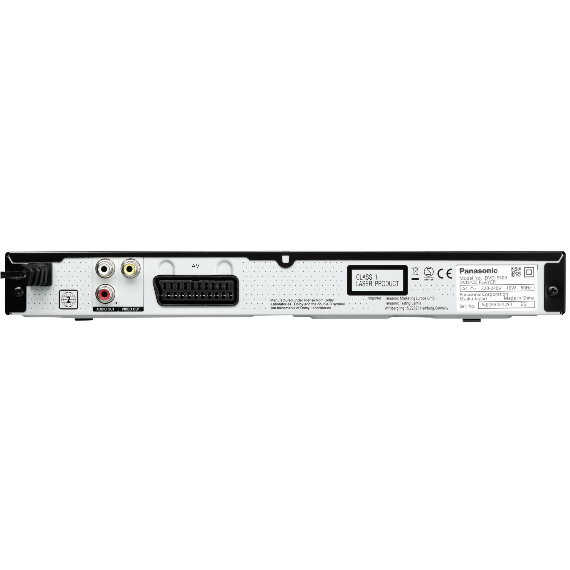 Panasonic DVD-S500EG-K nero