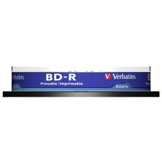 1x10 Verbatim BD-R Blu-Ray 25GB 6x Speed DL Wide Printable C 2