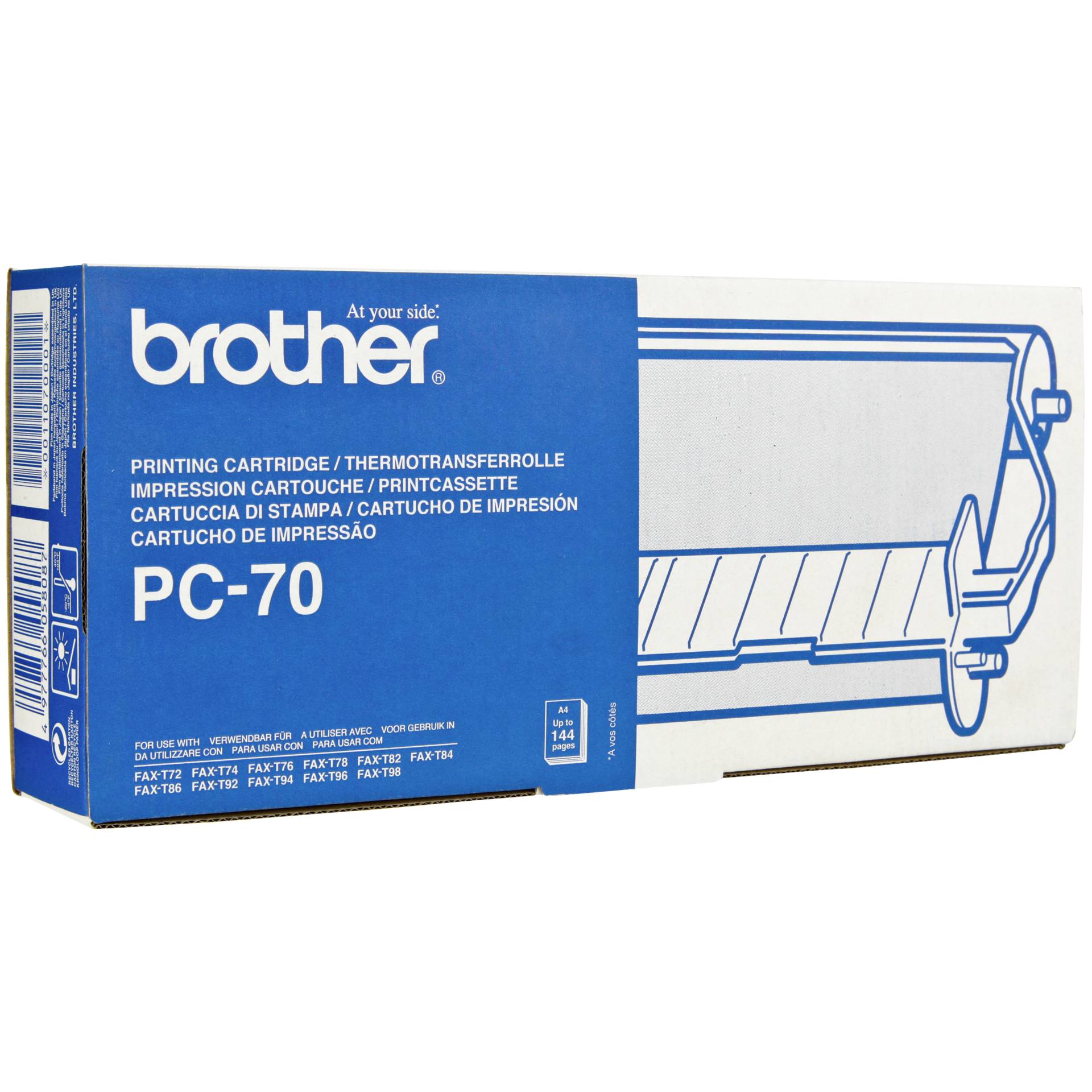 Brother PC 70 Cassette multiple incl. Nastro a trasf.termico