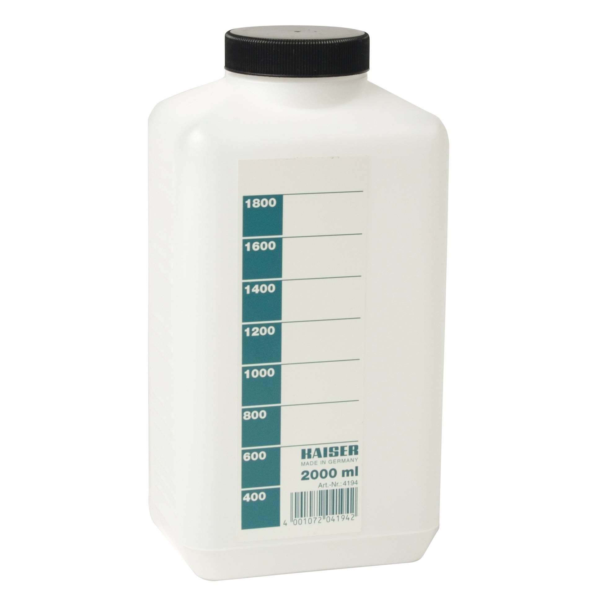 Kaiser Chemical Storage Bottle 2000ml bianco               4