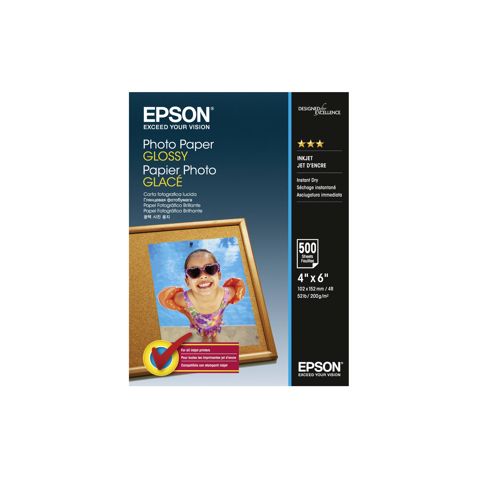 Epson Photo carta brillante 10x15 cm 500 fogli 200 g