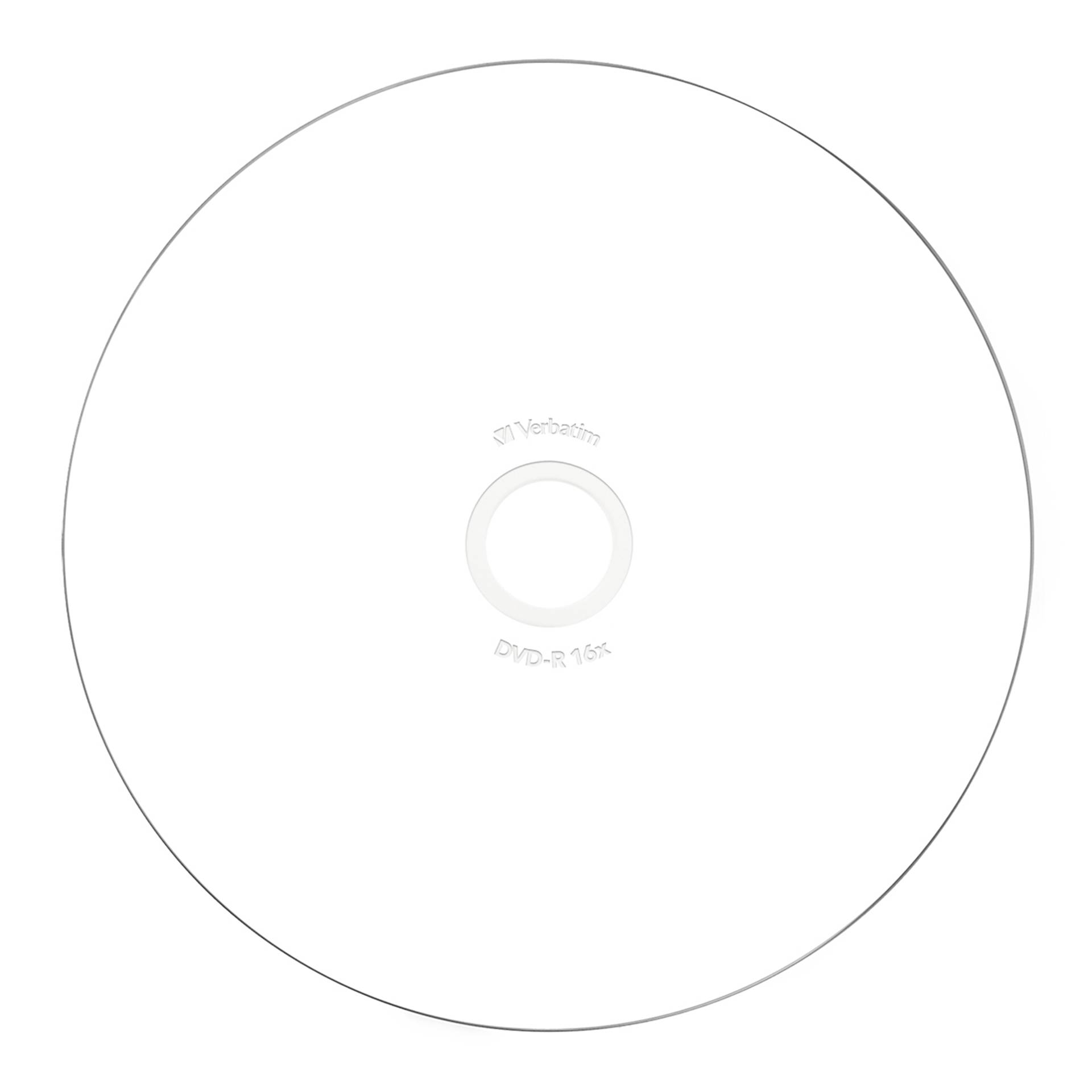 1x25 Verbatim DVD-R 4,7GB 16x Speed, wide printable