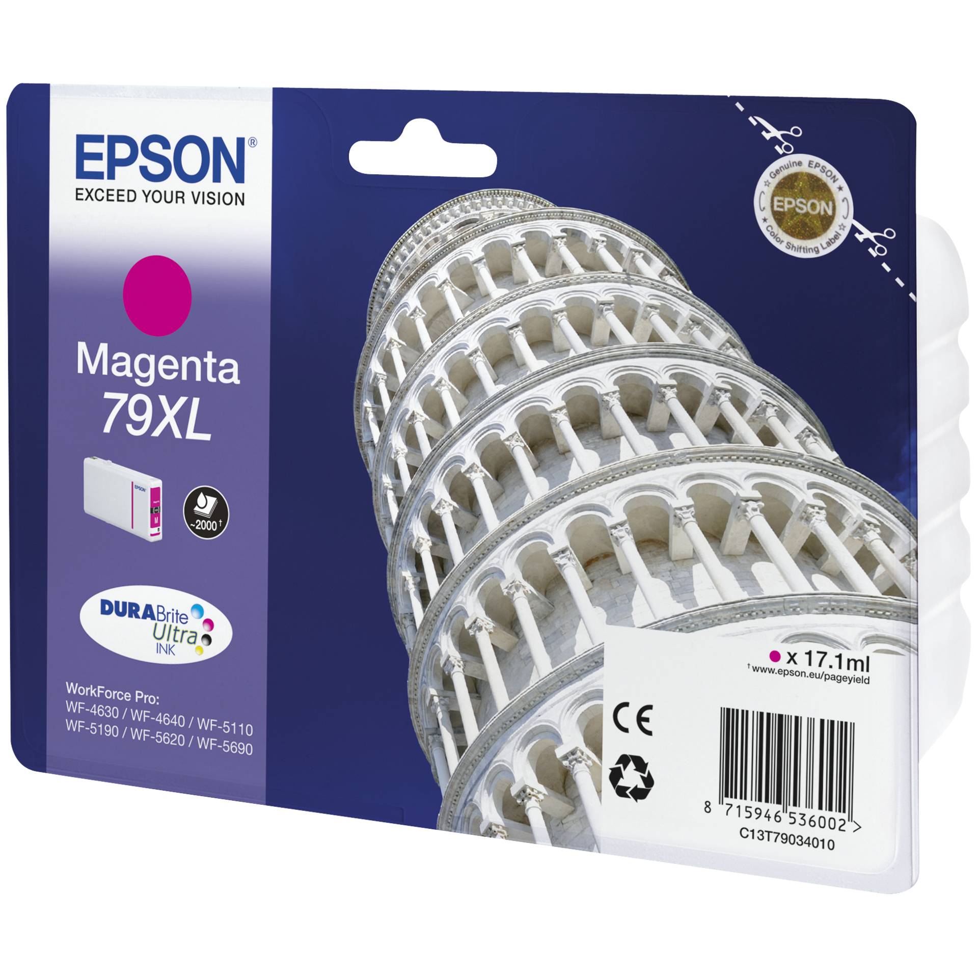 Epson DURABrite Ultra Ink 79 XL cartuccia magenta T 7903