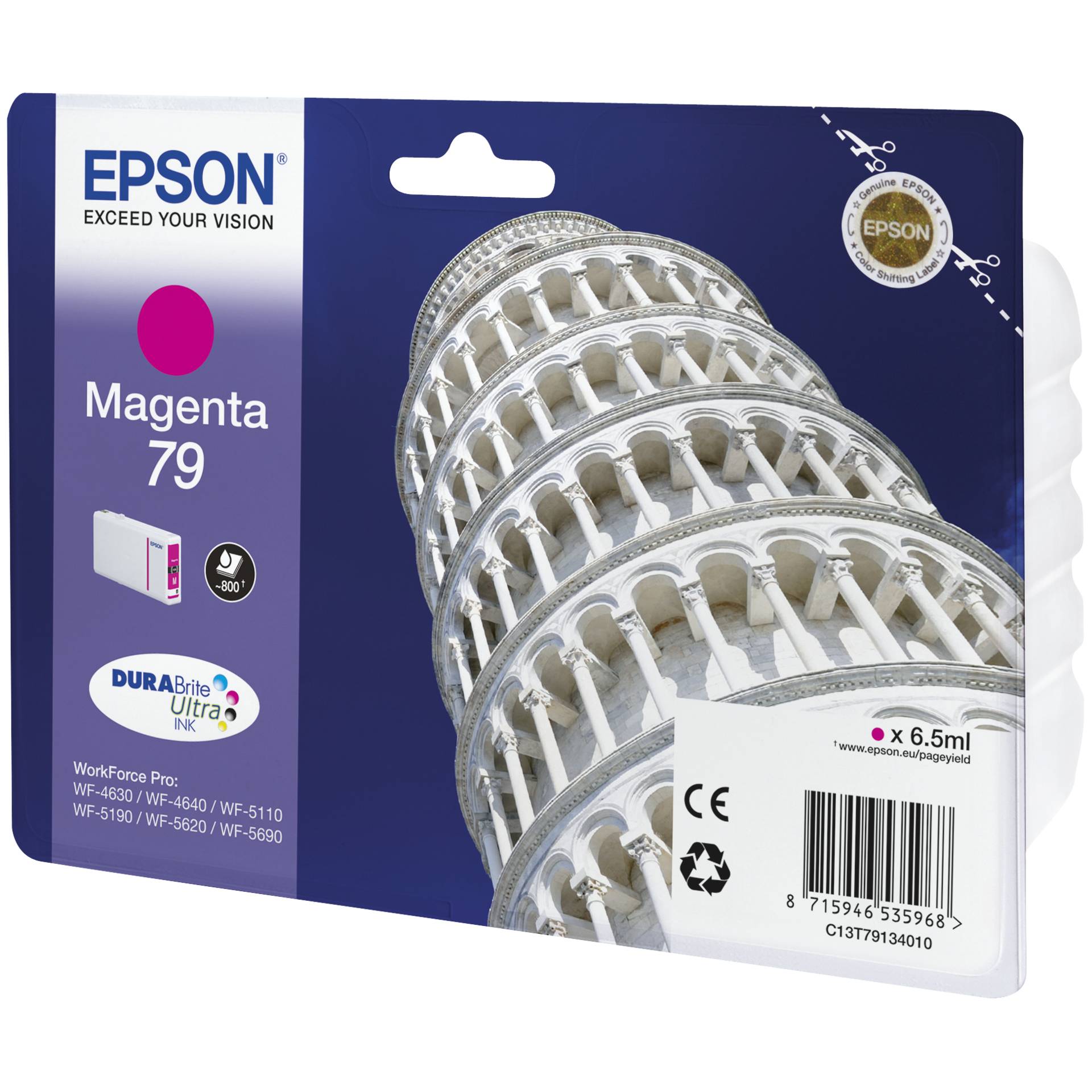 Epson DURABrite Ultra Ink 79 cartuccia magenta T 7913