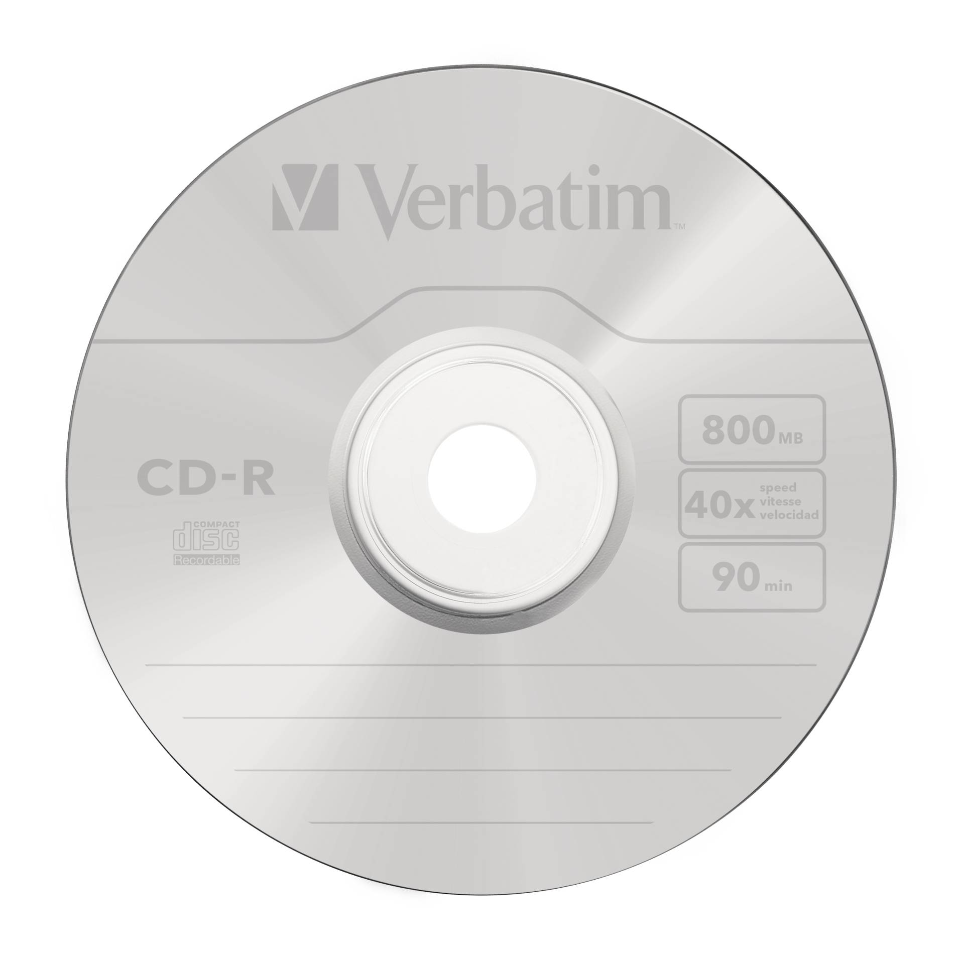 1x10 Verbatim CD-R 90 / 800MB JC 48x Speed, ExtraProtection