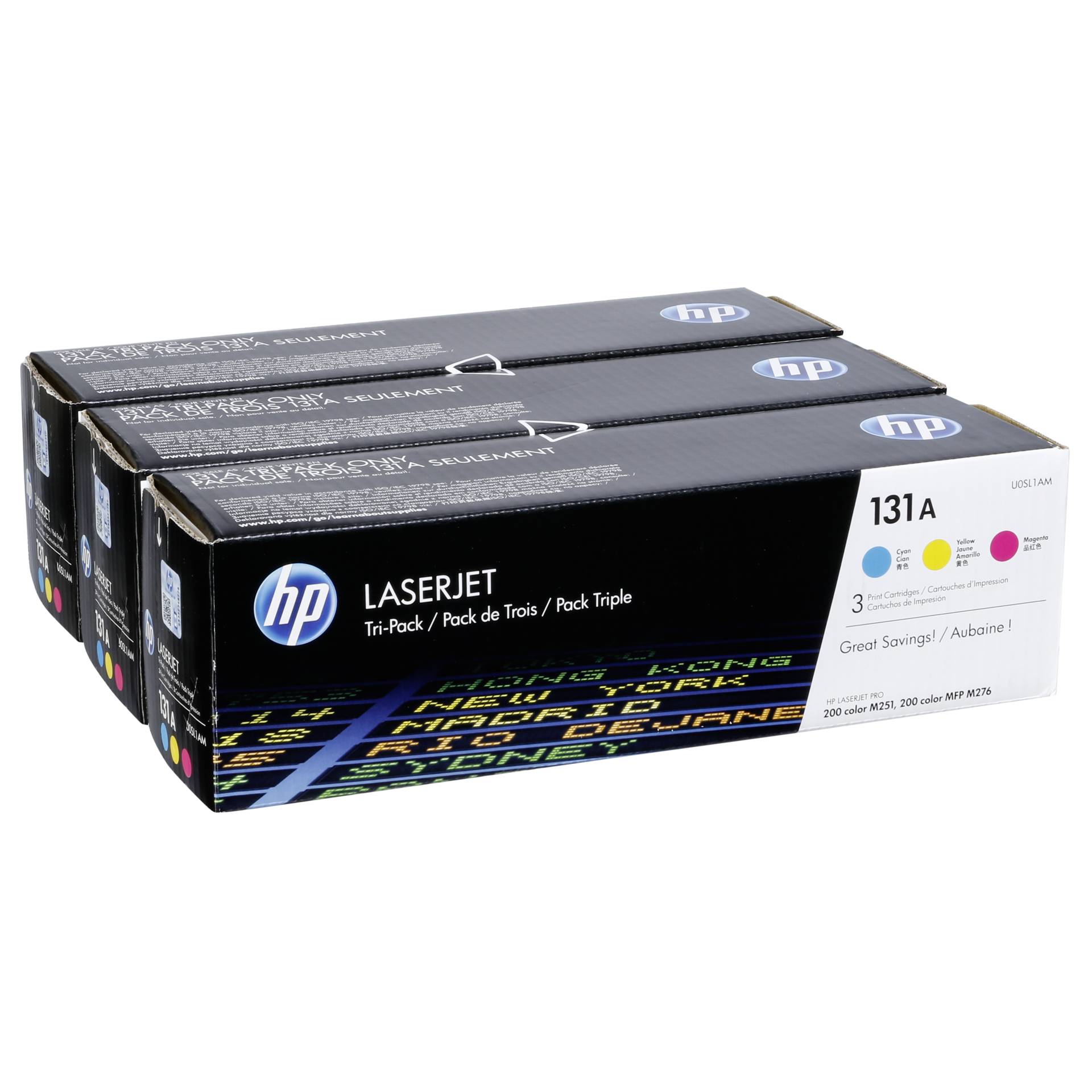HP Toner Multi Pack No. 131 A C/M/Y                    U0SL1