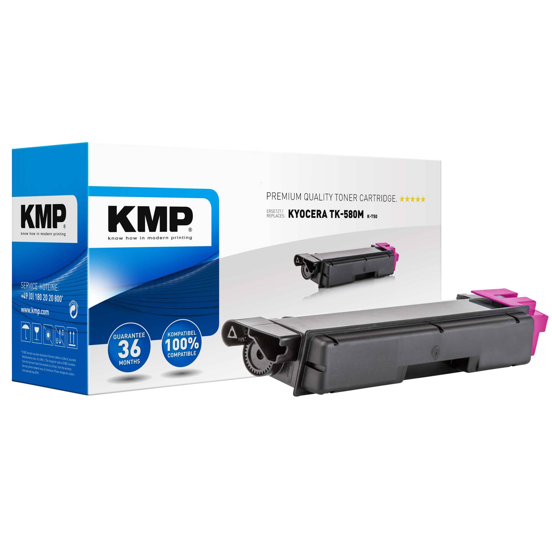KMP K-T50 cartuccia magenta compatibile con Kyocera TK-580 M