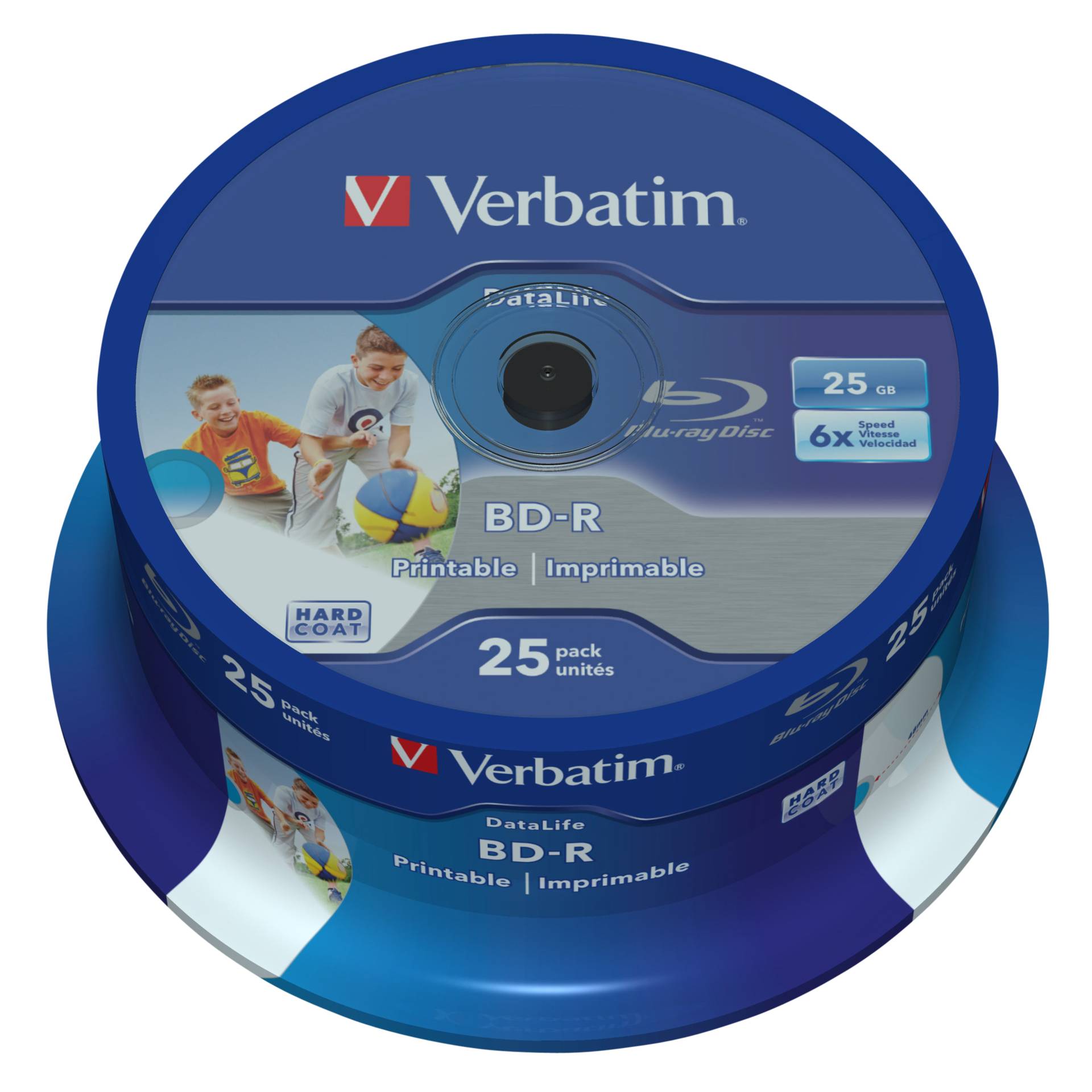 1x25 Verbatim BD-R Blu-Ray 25GB 6x Speed DL Wide Printable C