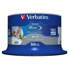 1x50 Verbatim BD-R Blu-Ray 25GB 6x Speed DL Wide Printable C 2