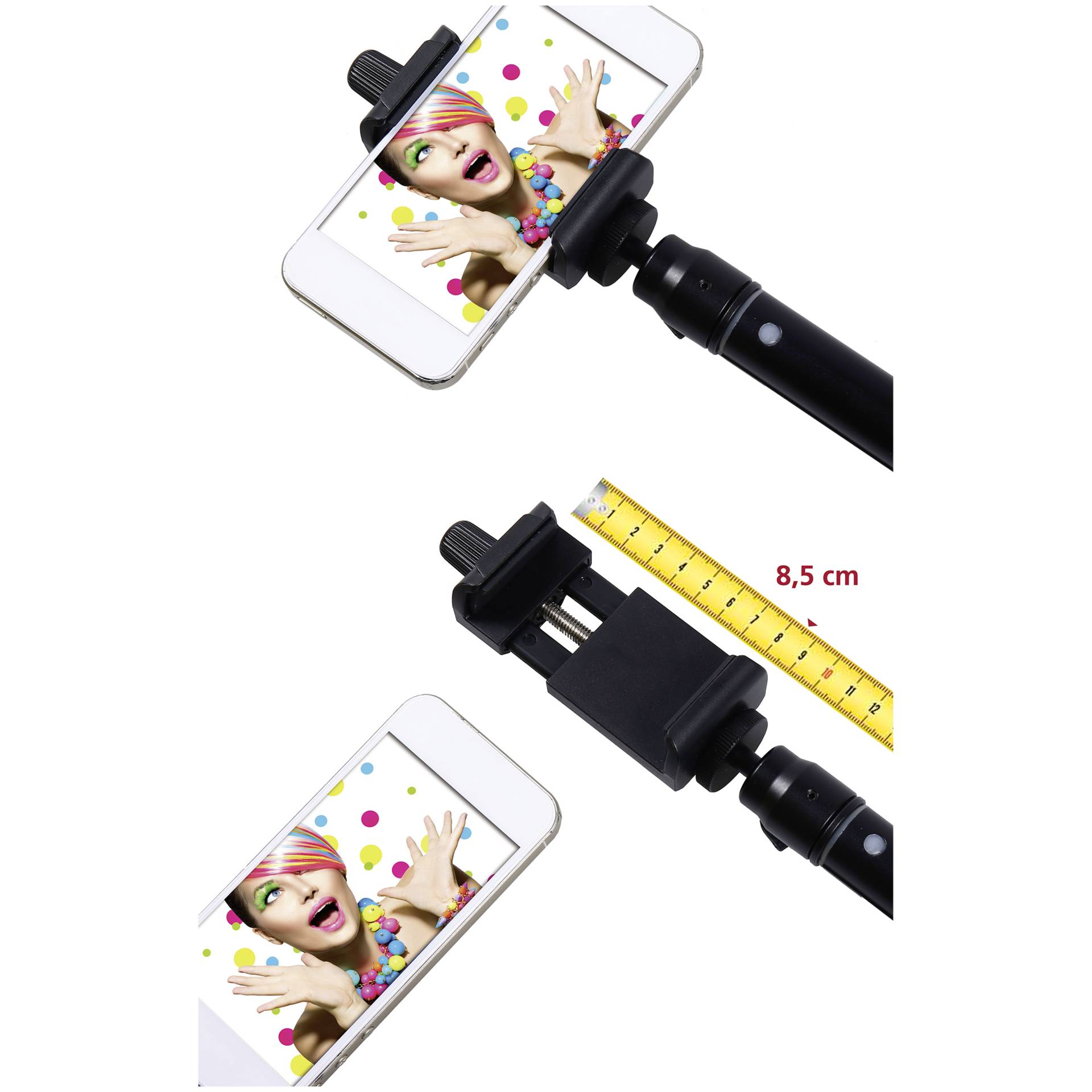 Rollei Selfie Clip Smartphone supporto nero