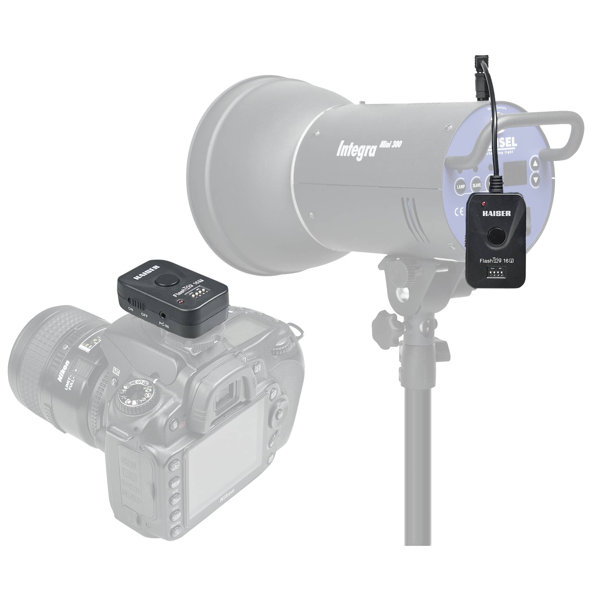 Kaiser FlashTrig 16     Radio Trigger for Studio Flash    70