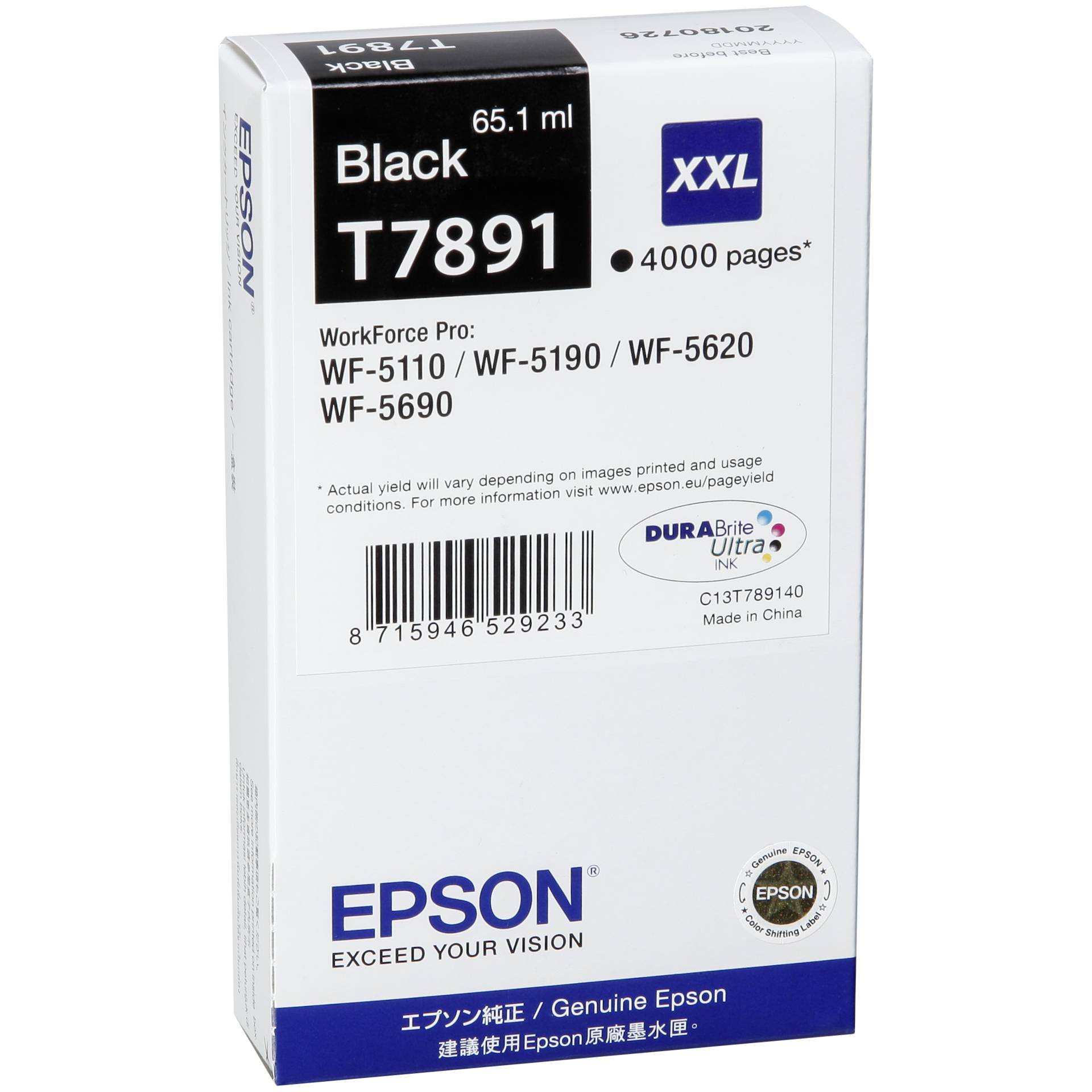 Epson DURABrite Ultra Ink XXL cartuccia nero T 7891