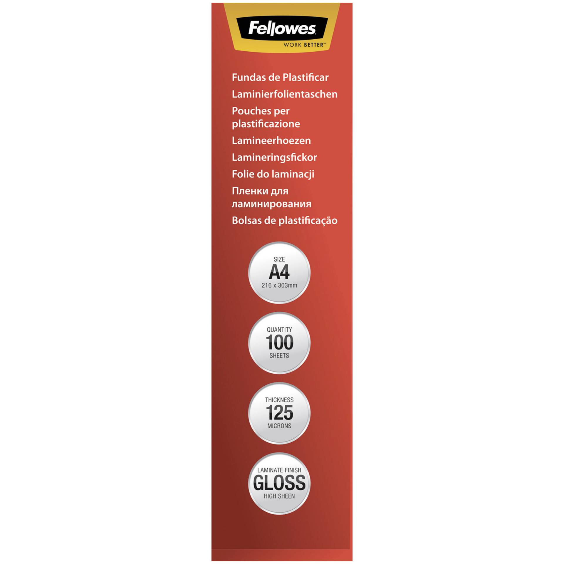 Fellowes ImageLast A4 125 mic - 100 pezzi