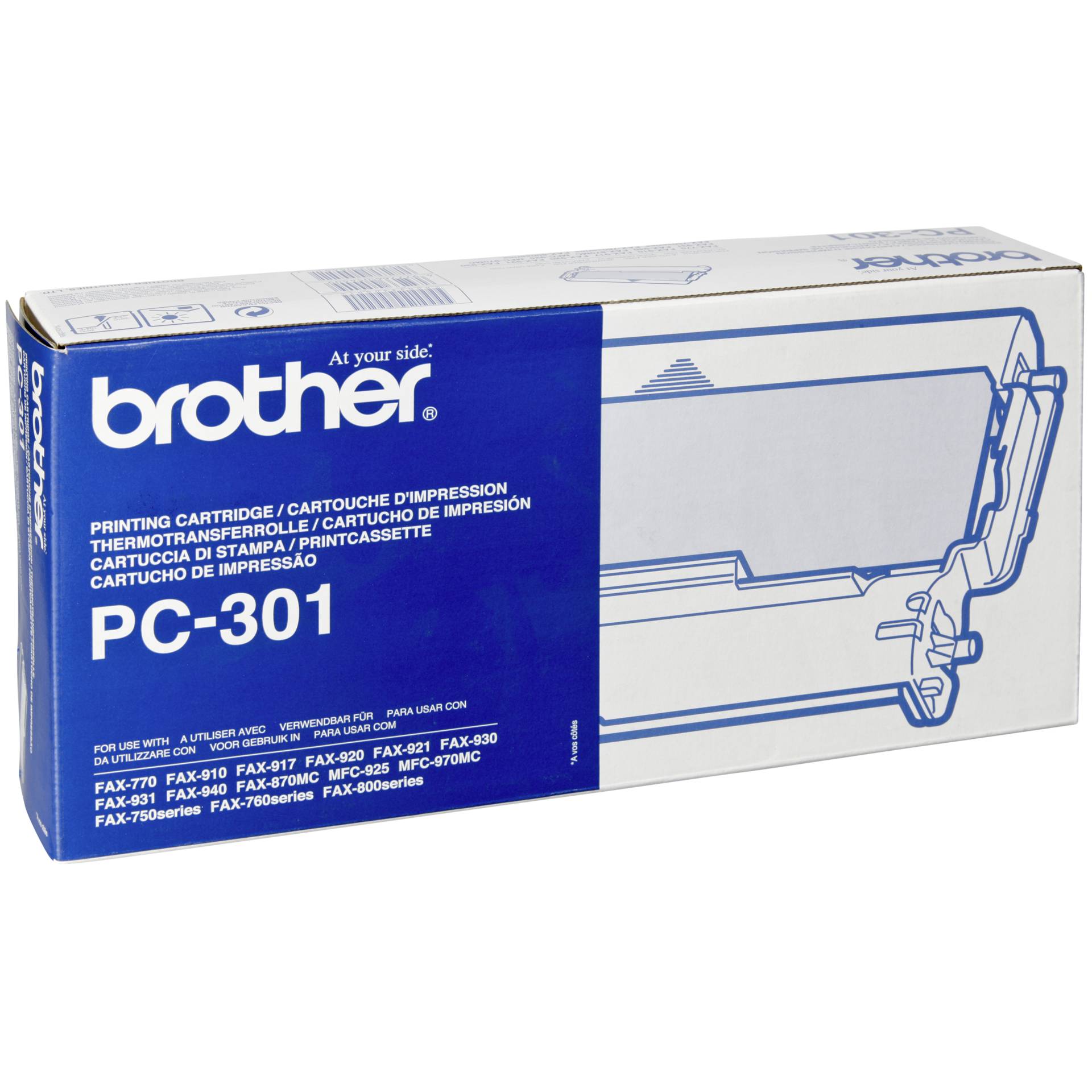 Brother PC 301 Cassette multiple incl. Nastro a trasf.termic