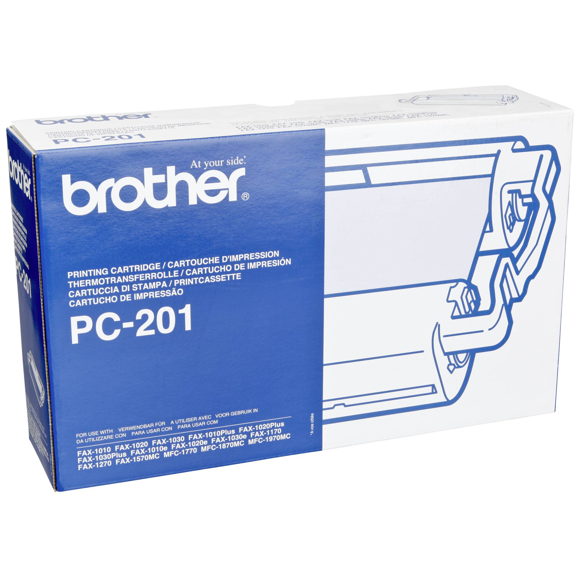 Brother PC 201 Cassette multiple incl. Nastro a trasf.termic