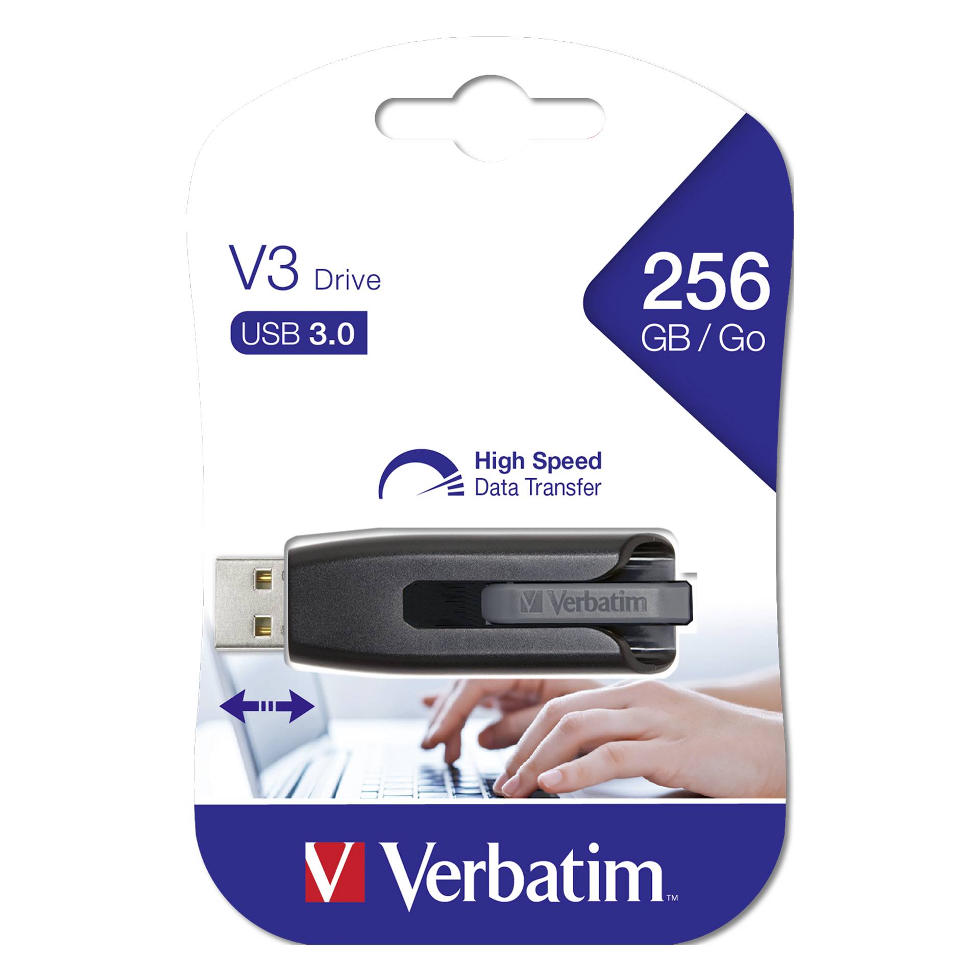 Verbatim Store n Go V3     256GB USB 3.0 grigio