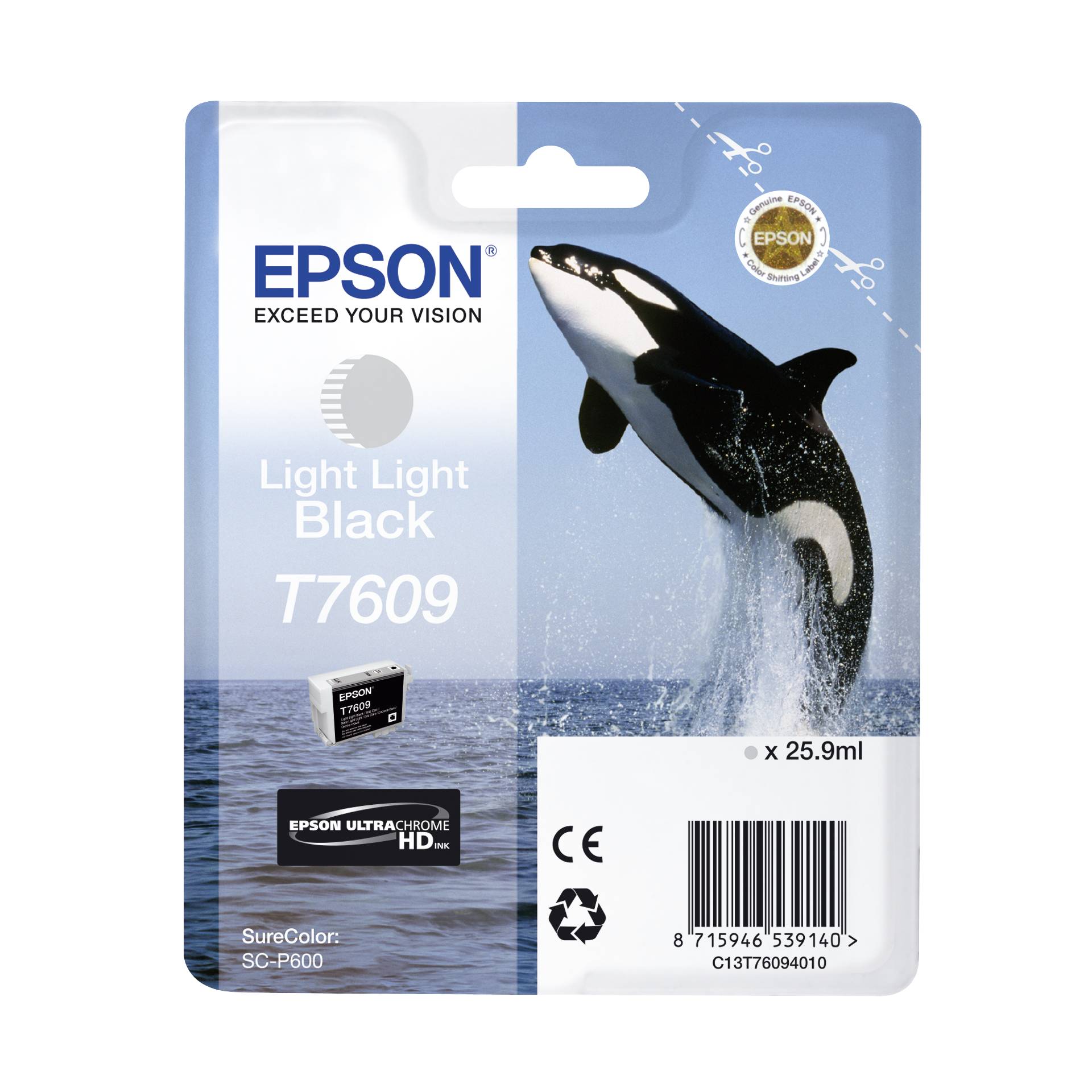 Epson cartuccia light light nero T 7609