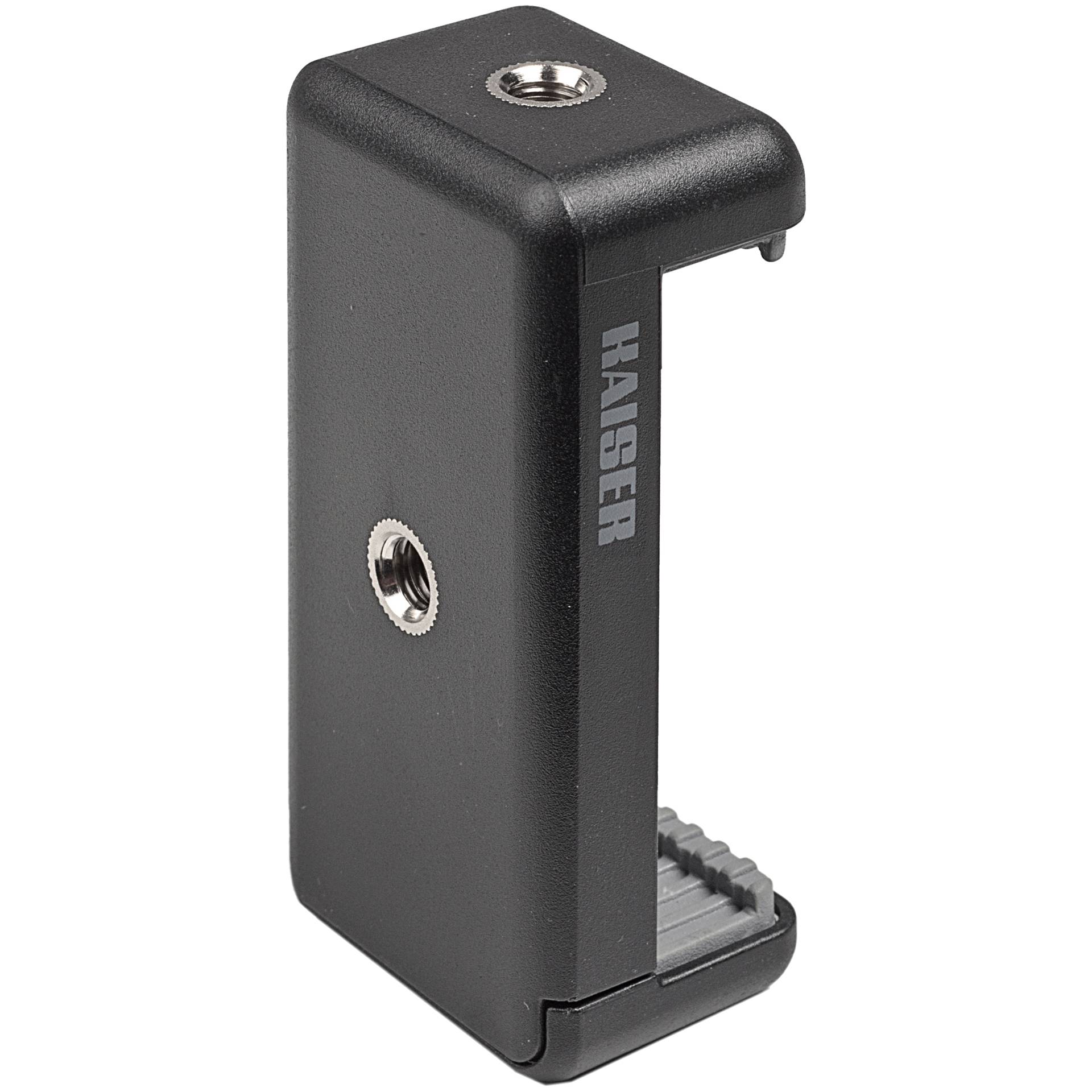 Kaiser Smartphone Mount black with 2 tripod sockets 6015