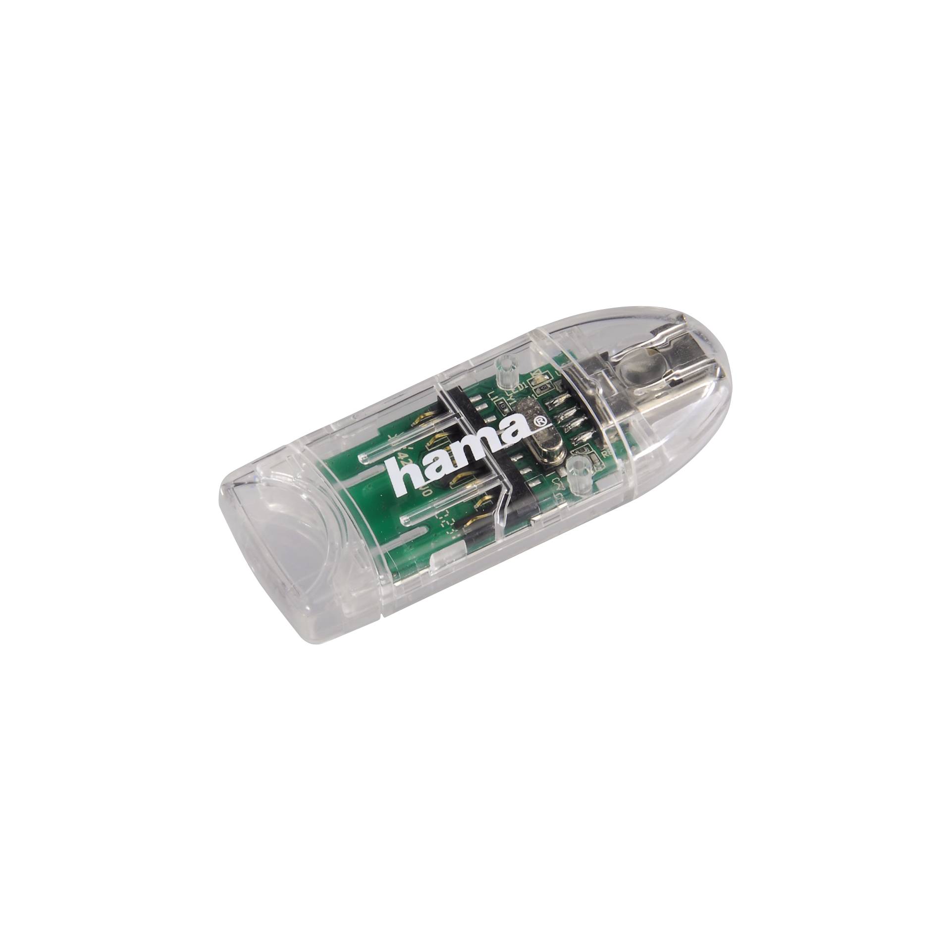 Hama USB 2.0 lettore schede 8in1 SD/microSD trasparente 9109